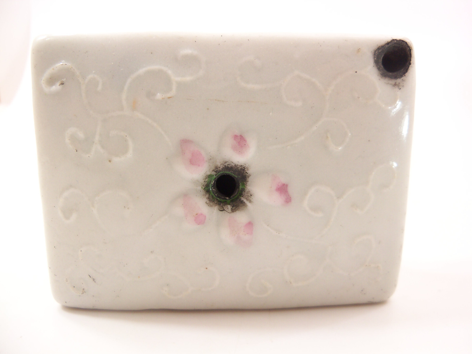 Antique Korean White Lotus Porcelain Water Dropper