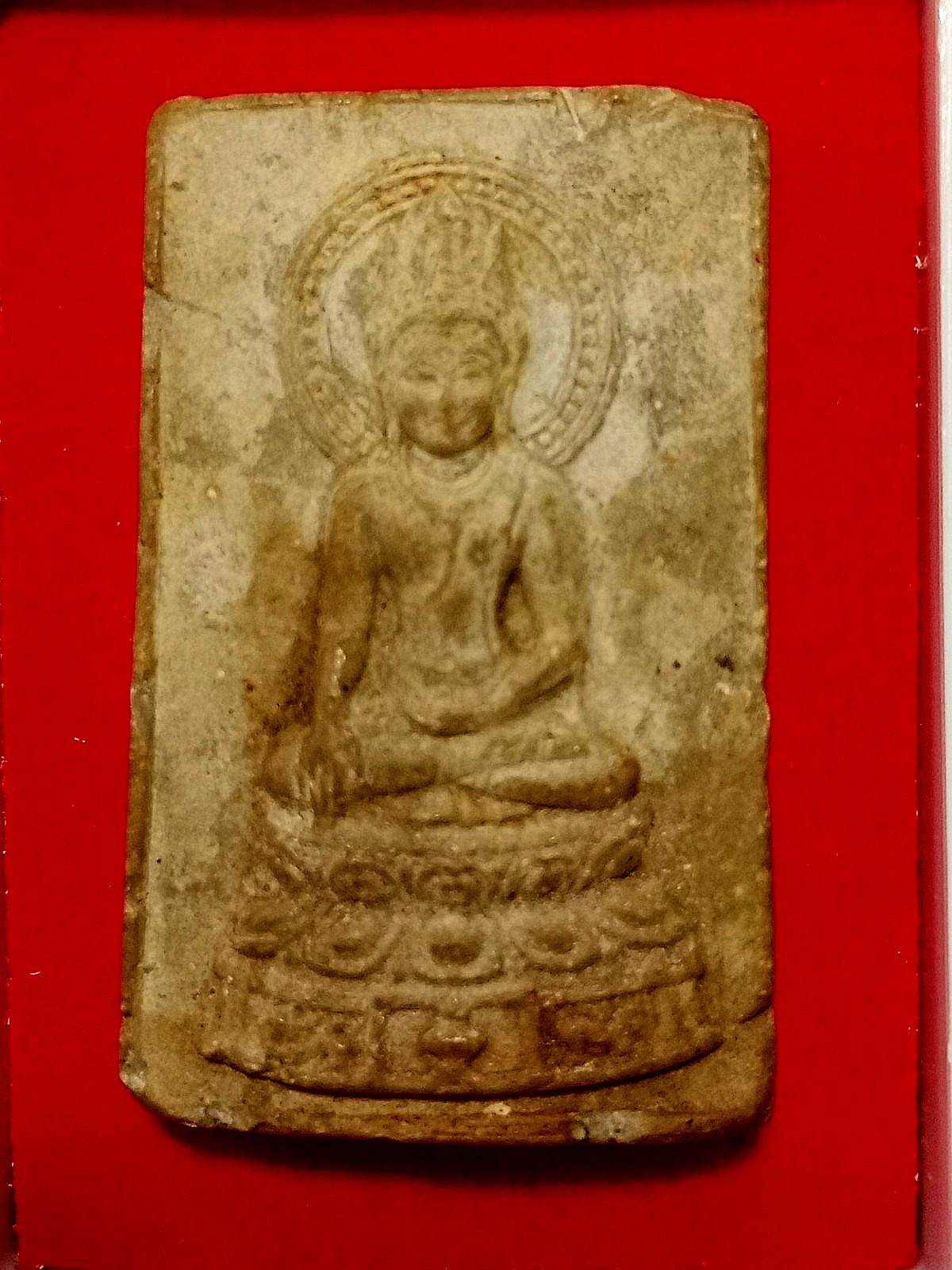 THAI AMULET PHRA PONG SANTISUK LP EAR KITTIKO WAT BAN DAN YEAR 1972 RARE PROTECT