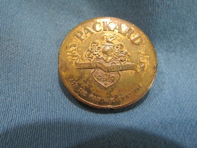 Vtg PACKARD GOLDEN ANNIVERSARY COIN 1899-1949
