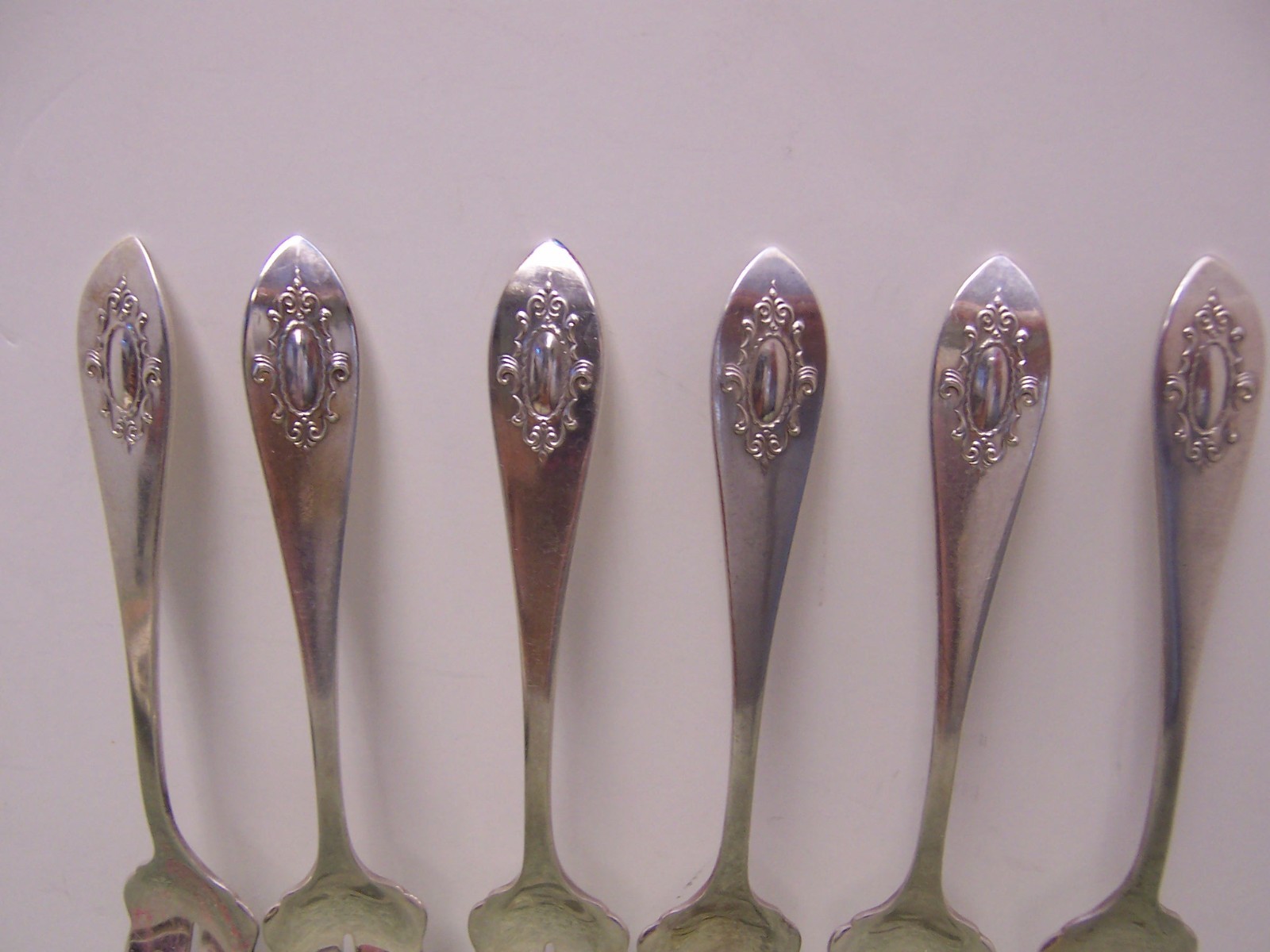 6 SILVERPLATE CHIPPED BEEF FORKS 5 3/4″ PRINCESS by WILLIAMS