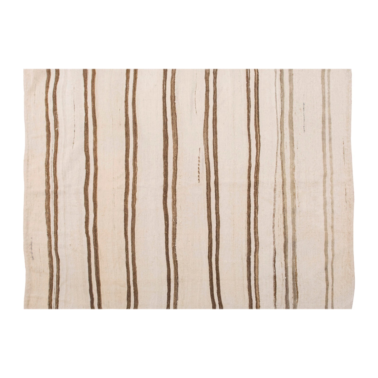 4’8 x 5’7 ft Striped Kilim Rug,Vintage Minimal Kilim Rug,Turkish Kilim Rug