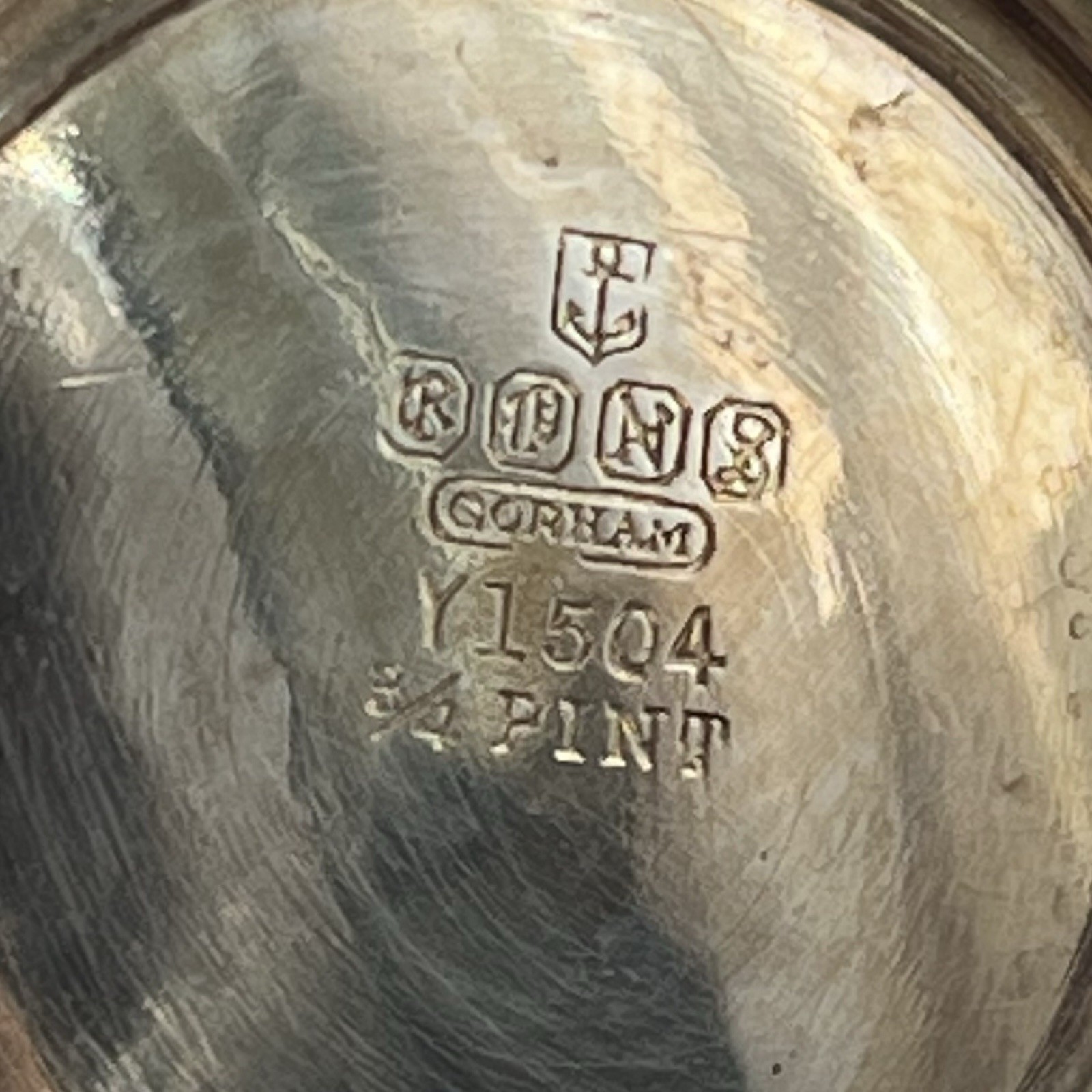 Gorham Silver Plated CreamPitcher Post-1940 Silver-plate Vintage Collectible USA