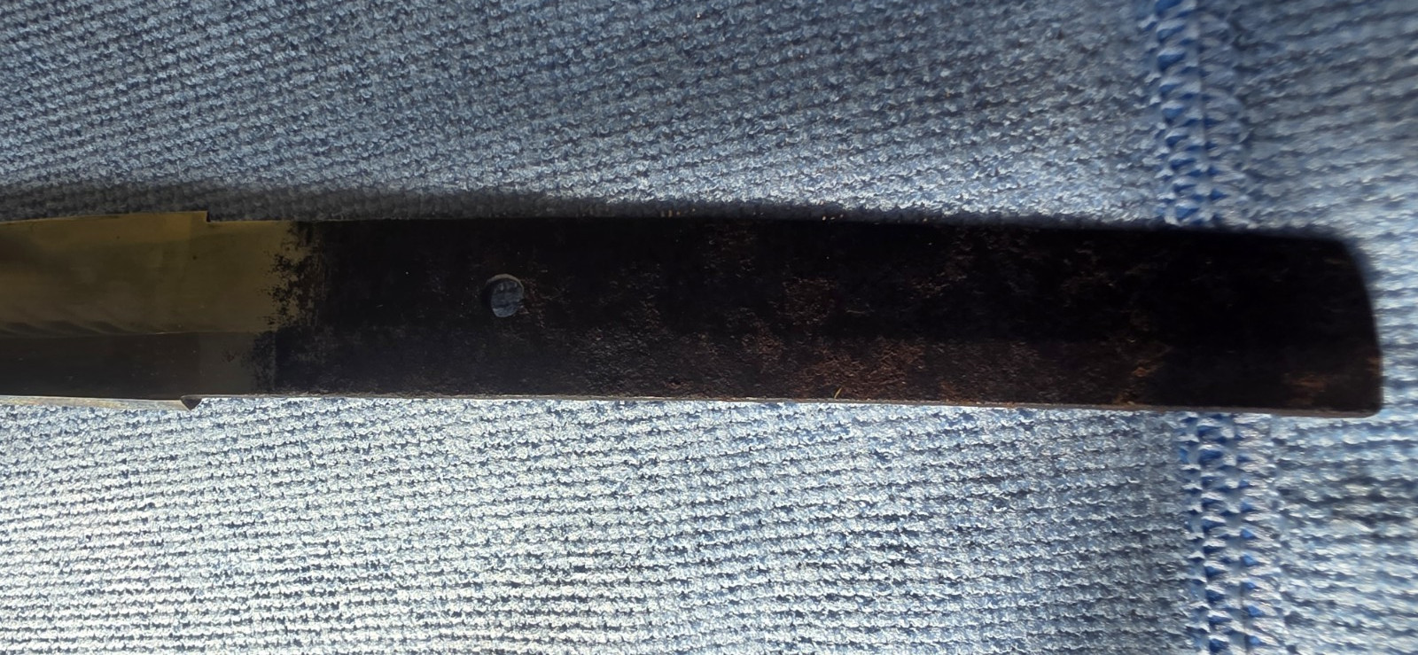 Real Antique Japanese Sword Nihonto Mumei Wakizashi in Shirasaya Choji Hamon
