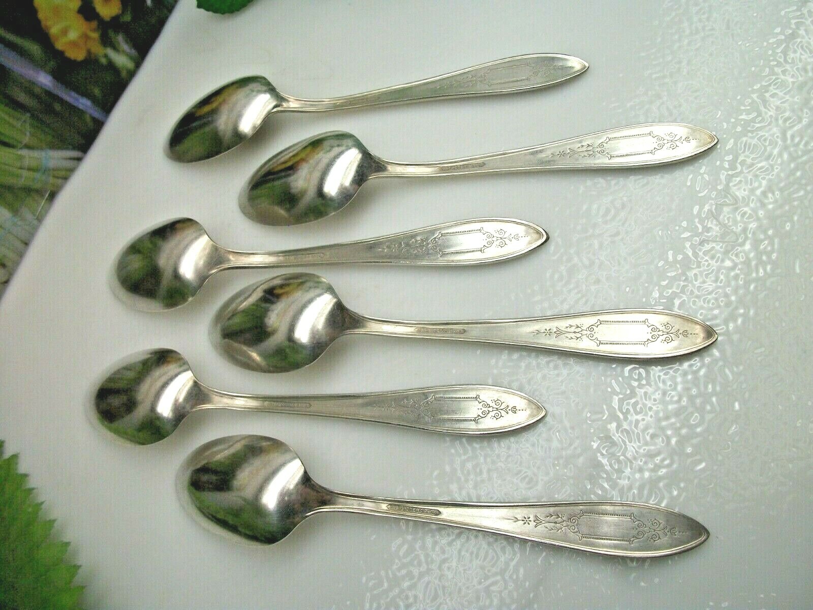 Vintage 6 International Silver 1847 Rogers Bros ARGOSY Teaspoons 1926