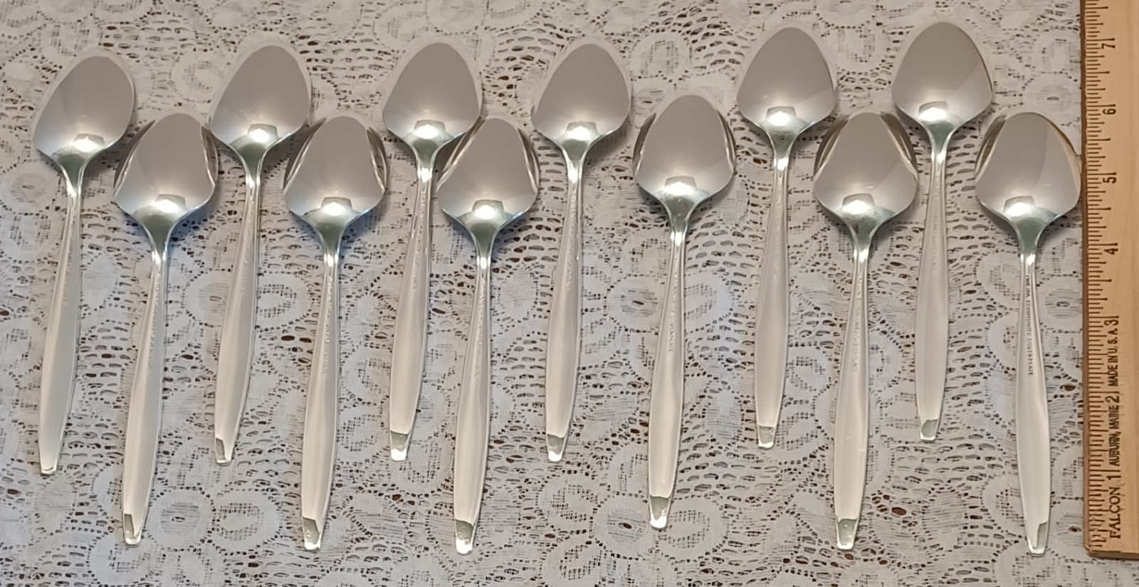 Oneida Community Silverplate ENCHANTMENT Serv-12 GENTLE ROSE 73 pc Chest+Serving