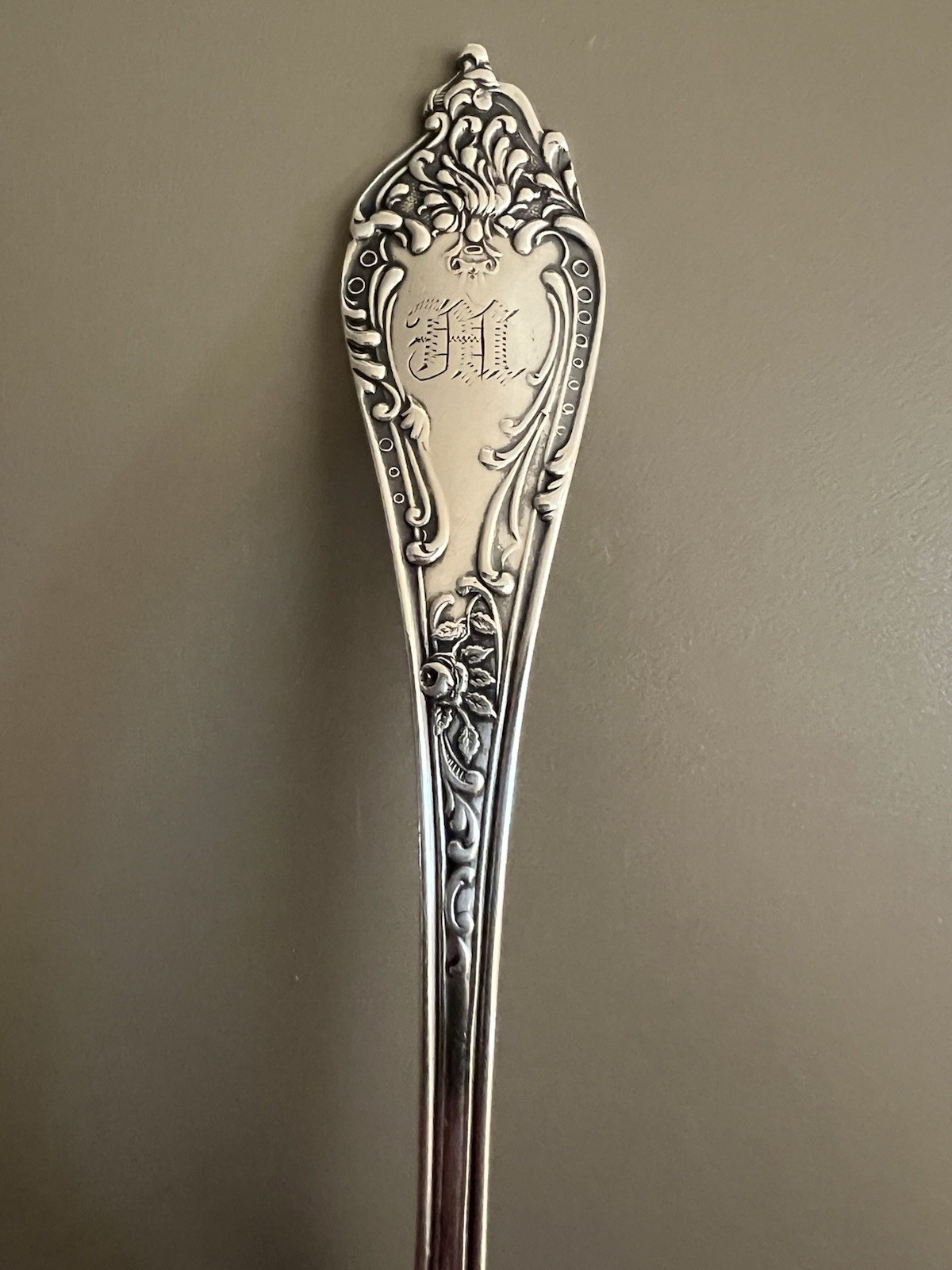 Sterling Silver Souvenir Spoon Morrison Illinois 10g
