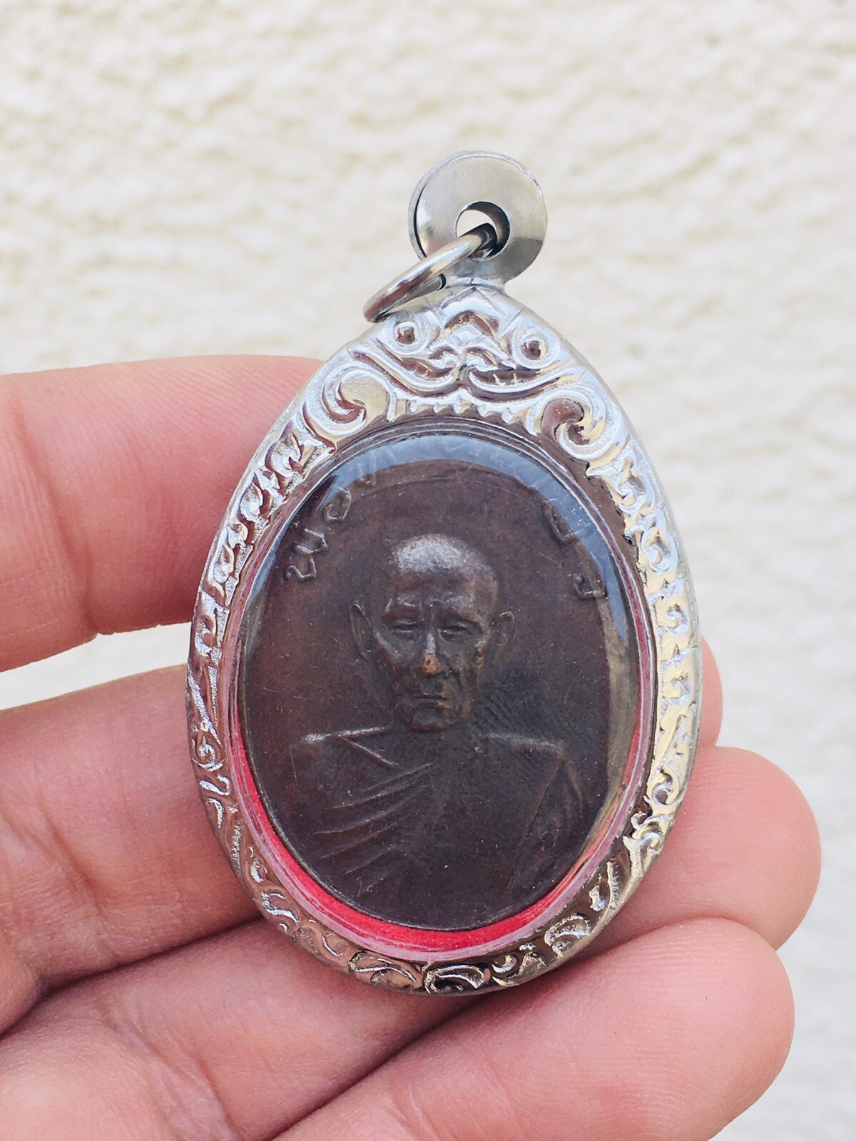Phra Lp Rongmol Thai Amulet Talisman Pendant Fetish Charm Luck Protection