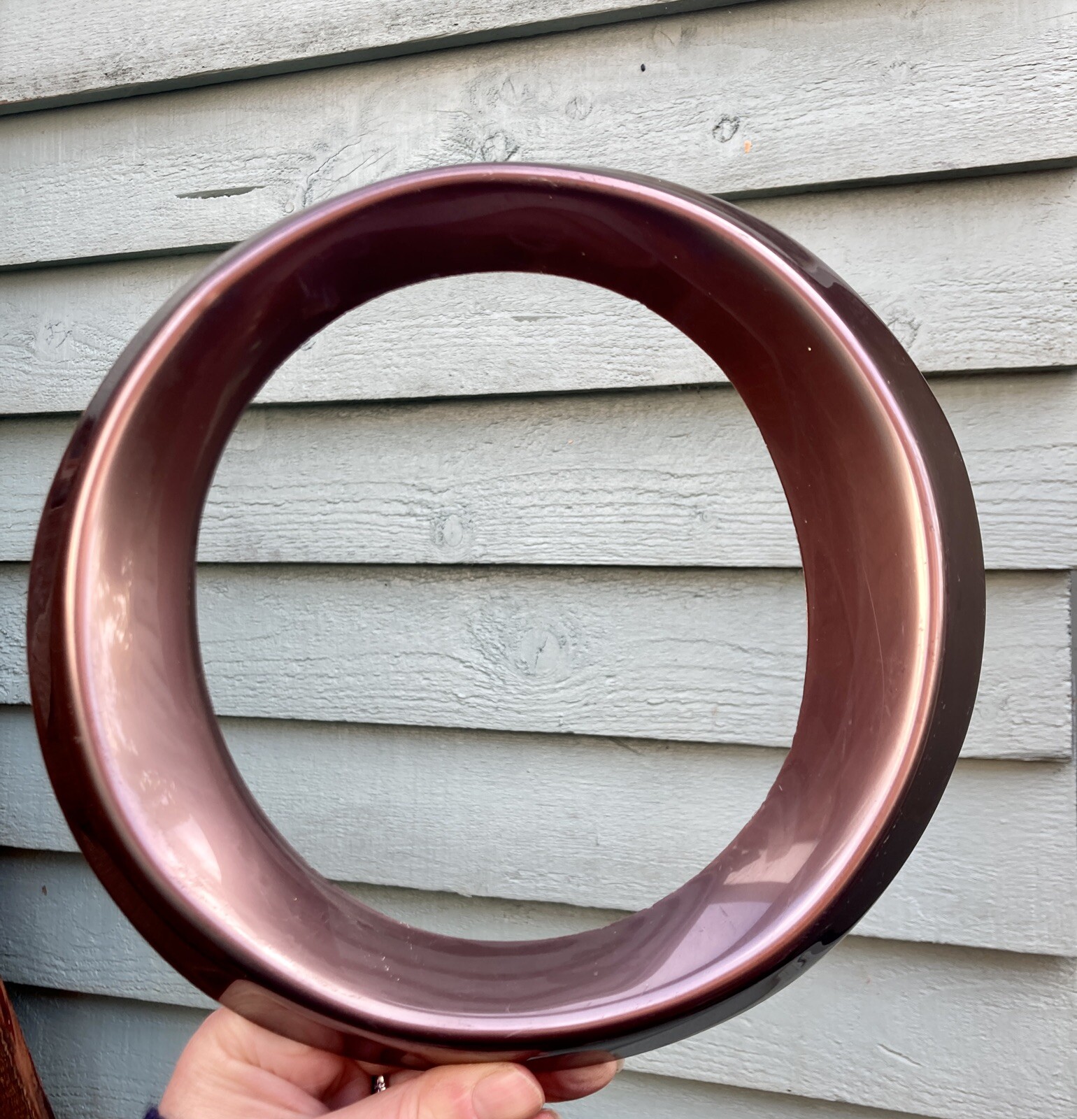 Vintage Reclaimed Bronze/metallic Letter ‘O’, ex Pub/Shop Architectural Salvage