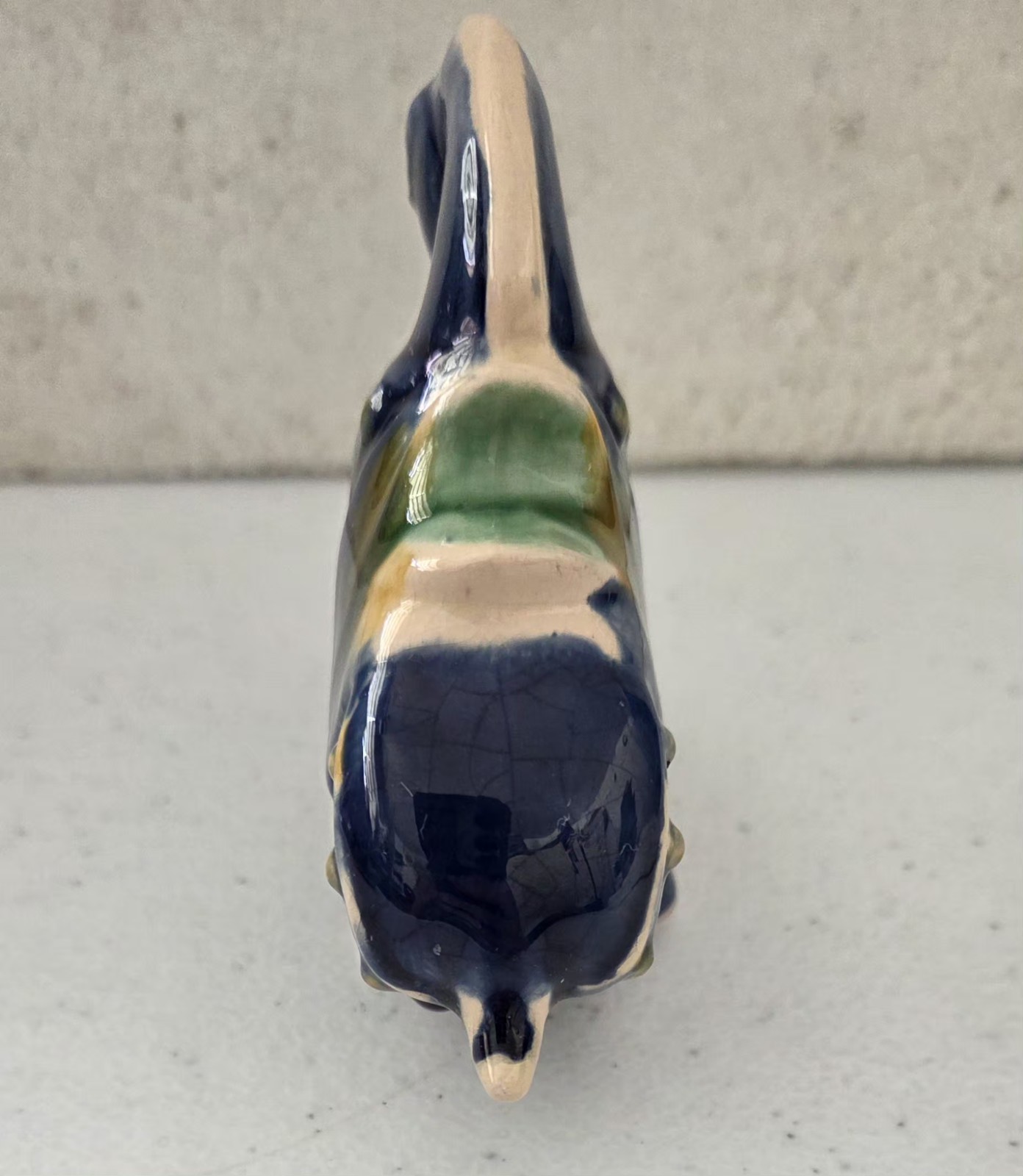 Chinese Tang Dynasty Drip Style Glaze Ceramic Lot Of 6 War Horse Figurines READ