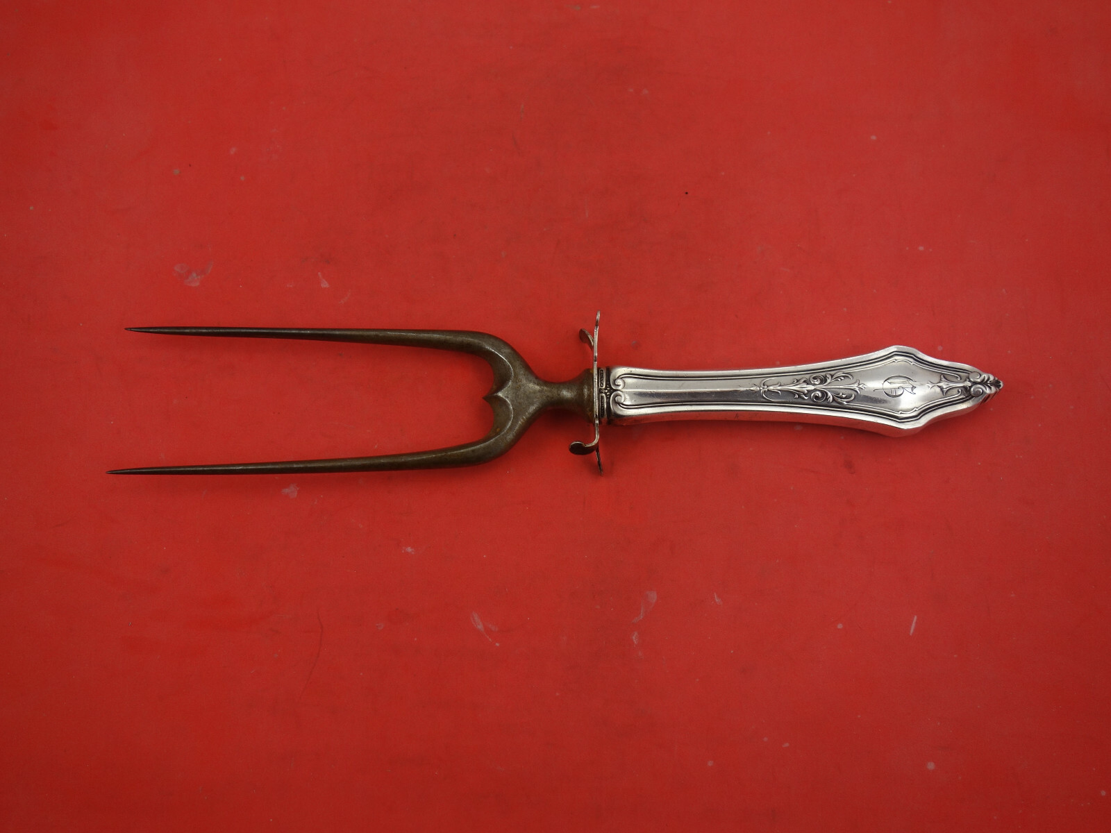 Arcadian by Towle Sterling Silver Roast Holder Carvers Assistant 10 3/4″