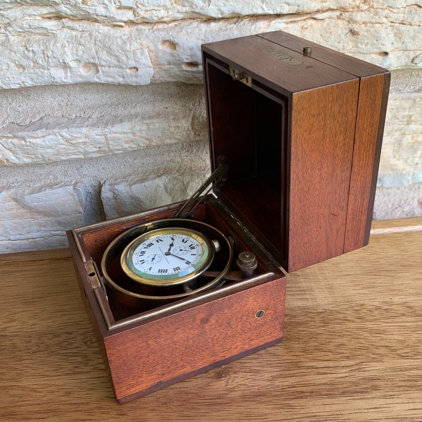 1919 Elgin “Father Time” Chronometer Deck Watch – Freesprung w/ Indicator