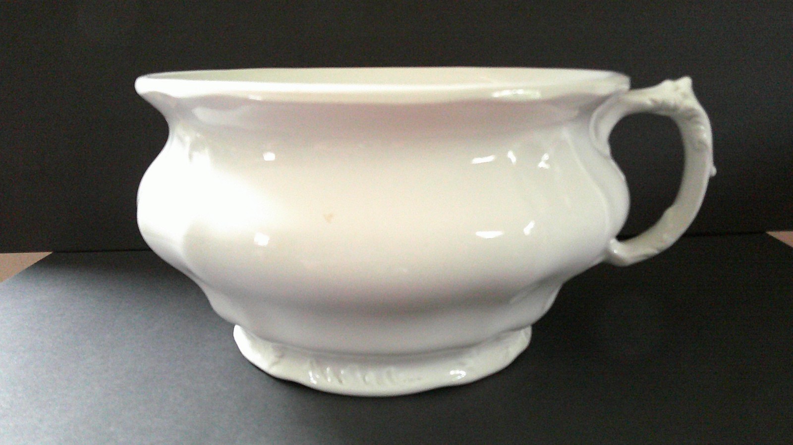 Antique Johnson Brothers Royal Ironstone China White Chamber Pot