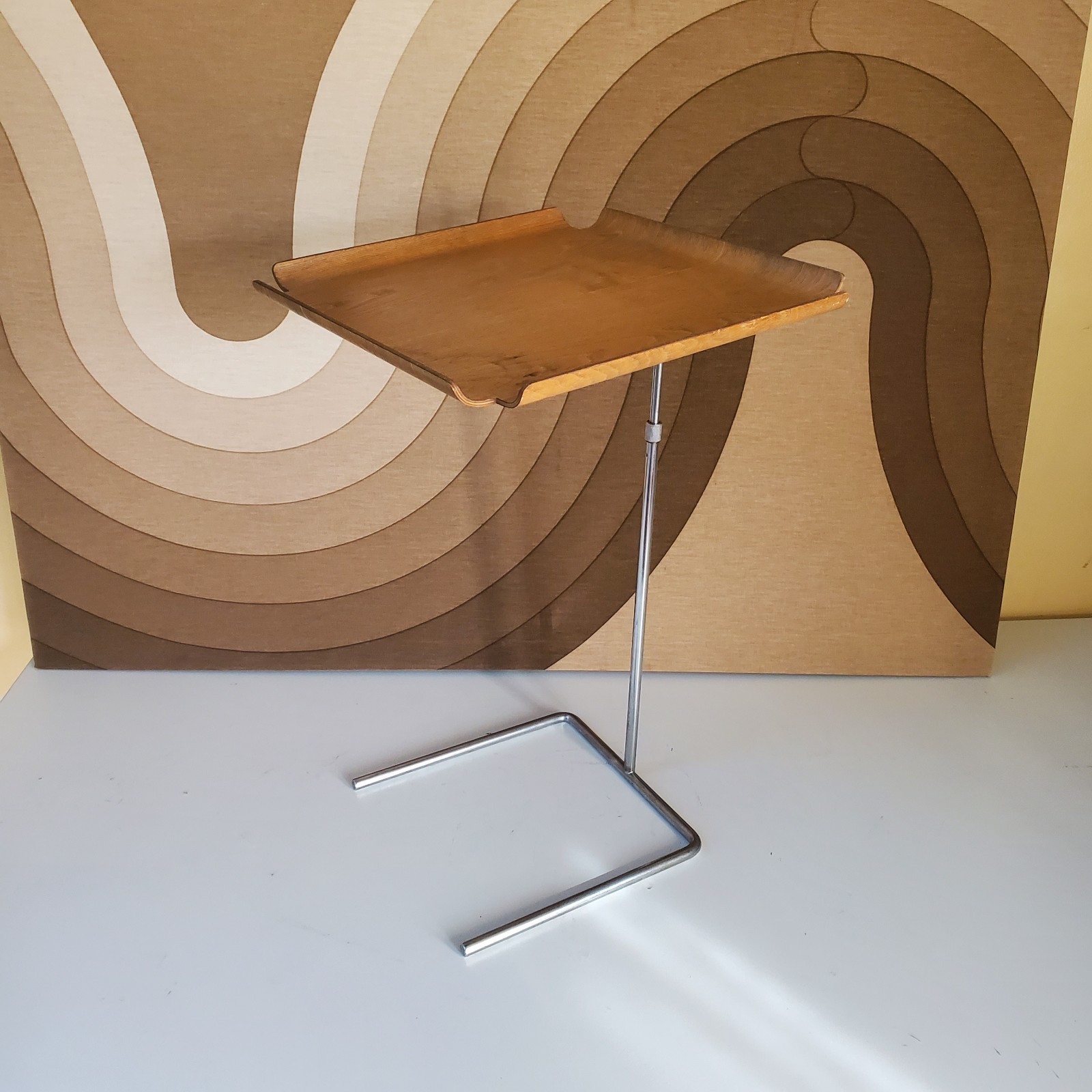 Vintage George Nelson Herman Miller 4950 Adjustable Side Accent Tray Table MCM