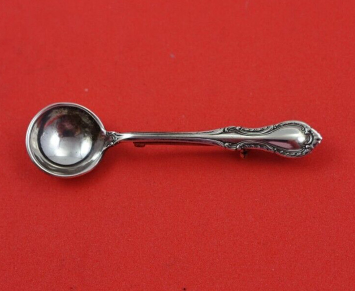 Southern Colonial by International Sterling Silver Salt Spoon Pin 2 3/8″