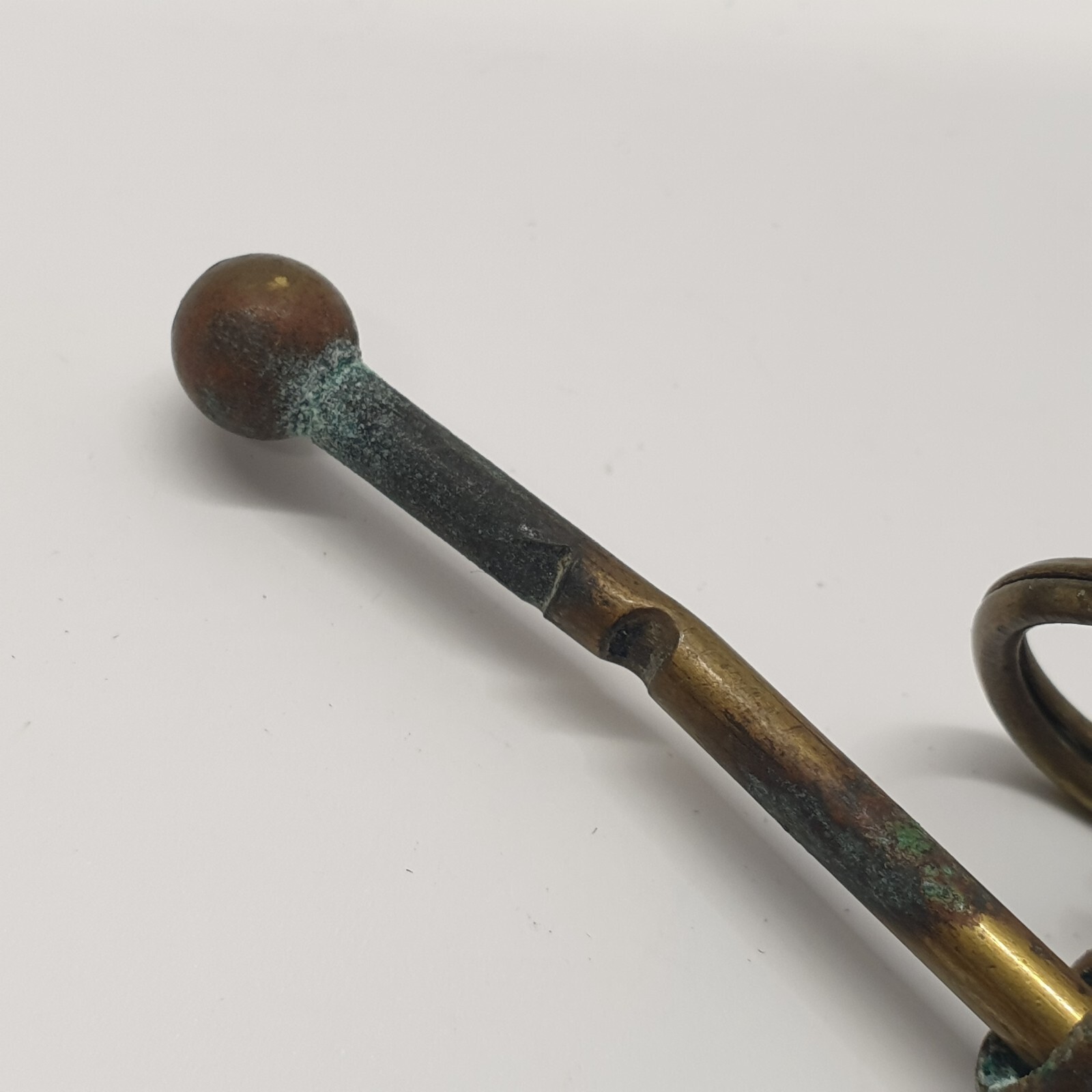Antique Victorian Skirt Lifter Brass Fyfe Patent Shell Design