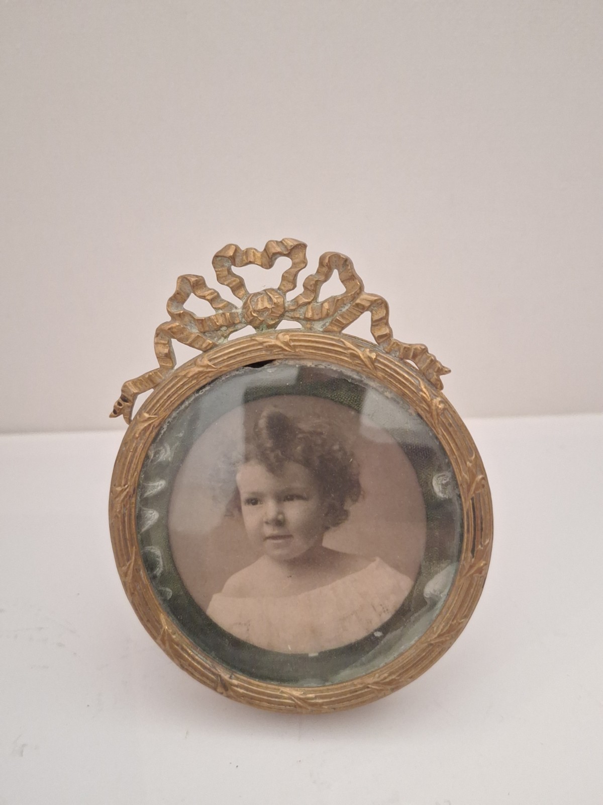 Antique Brass Photograph Frame