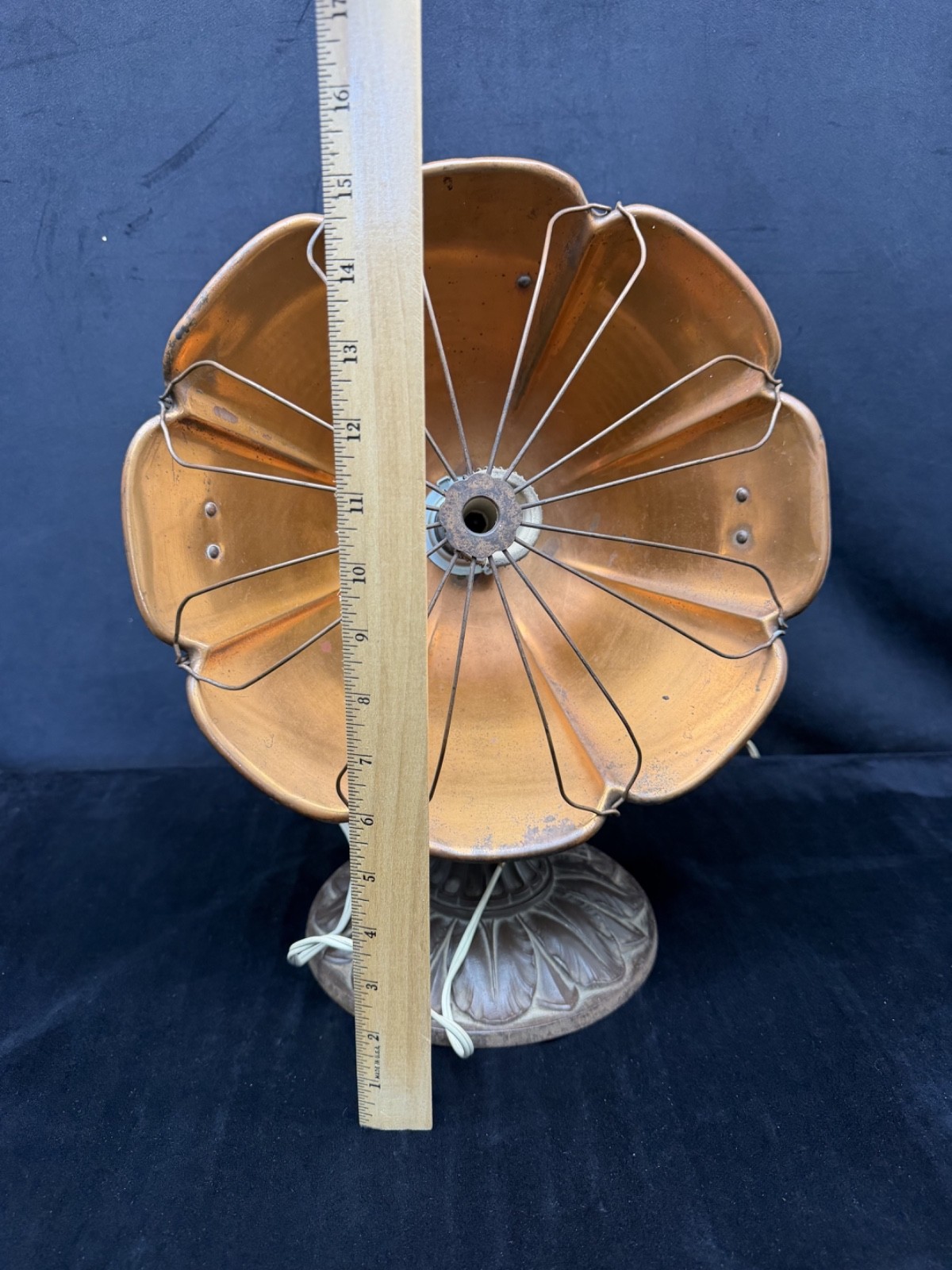Universal Landers Frary Clark Brooder Heater Copper Heat Lamp 1922 Antique Lamp