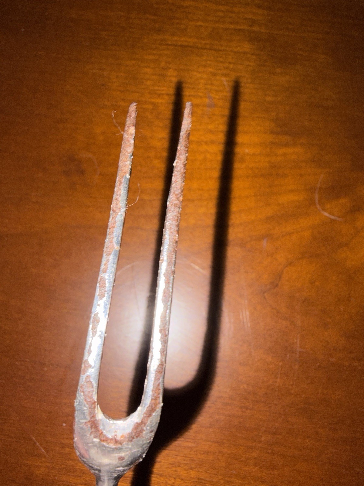 Vintage Meat Fork Silverplate Handle