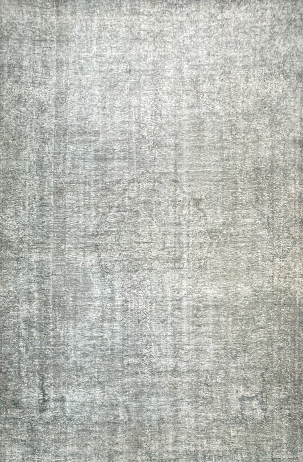 Outstanding Overdye – 1940s Antique Vintage Rug – Floral Carpet – 9.3 x 12.9 ft