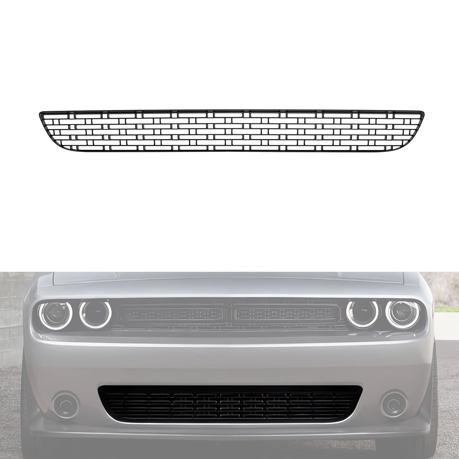 2015-2022 Dodge Challenger Front Bumper Lower Grille Accessories Compatible