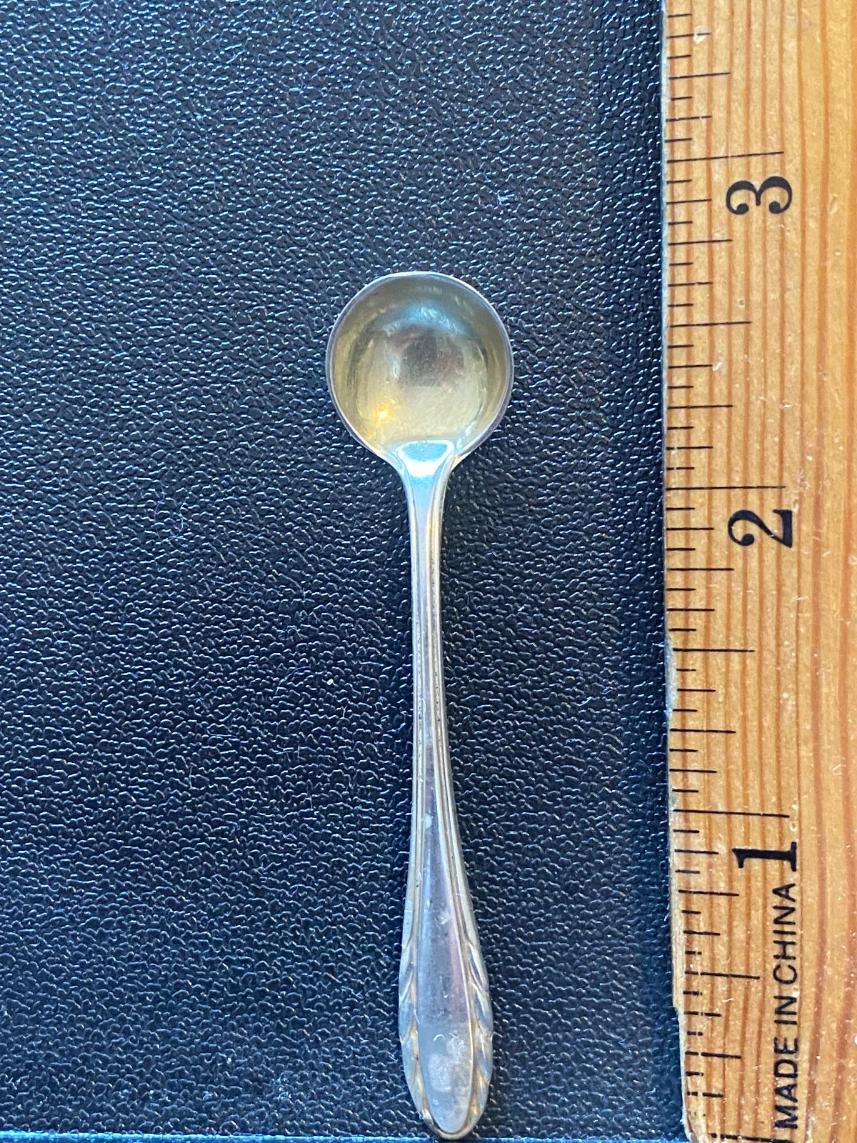 STERLING SILVER SALT SPOON GREAT SHAPE REAL 1 GORHAM LYRIC