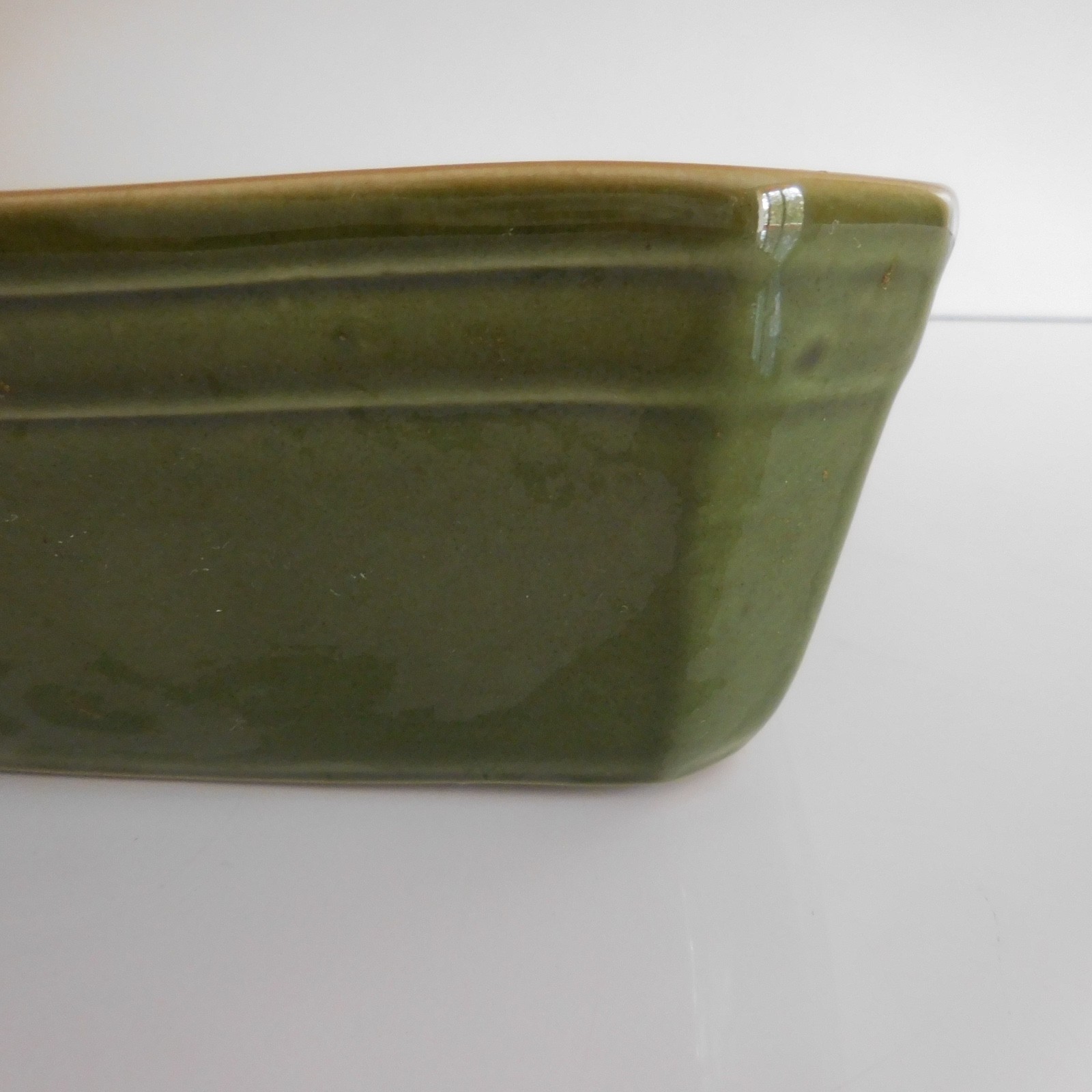 Art Deco Design Rectangular Faience Ceramic Oven Platter France 20thC N3055