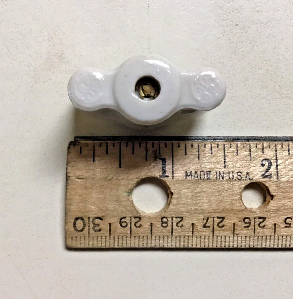 NOS Early Antique General Electric Switch Porcelain Knob Electrical Device