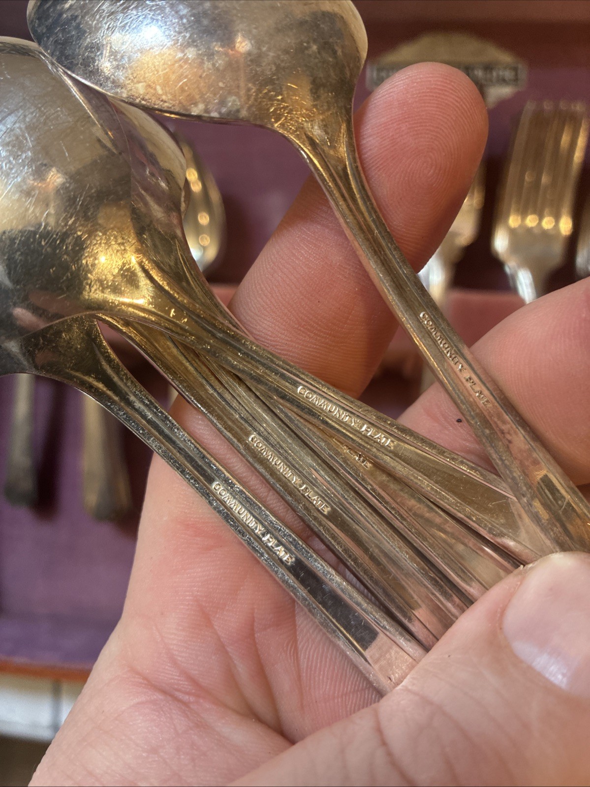Community Plate/Other Silver Plated Silverware 59 Pieces Read Description!