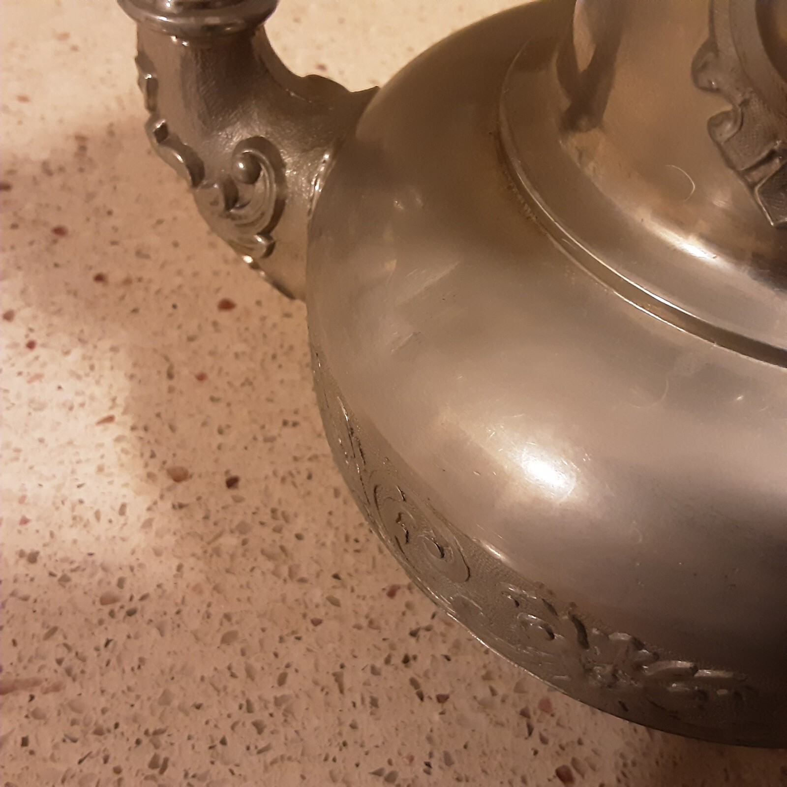 Art Nouveau Pewter Gerhardi & Co. Tea/Coffee Pot #1580