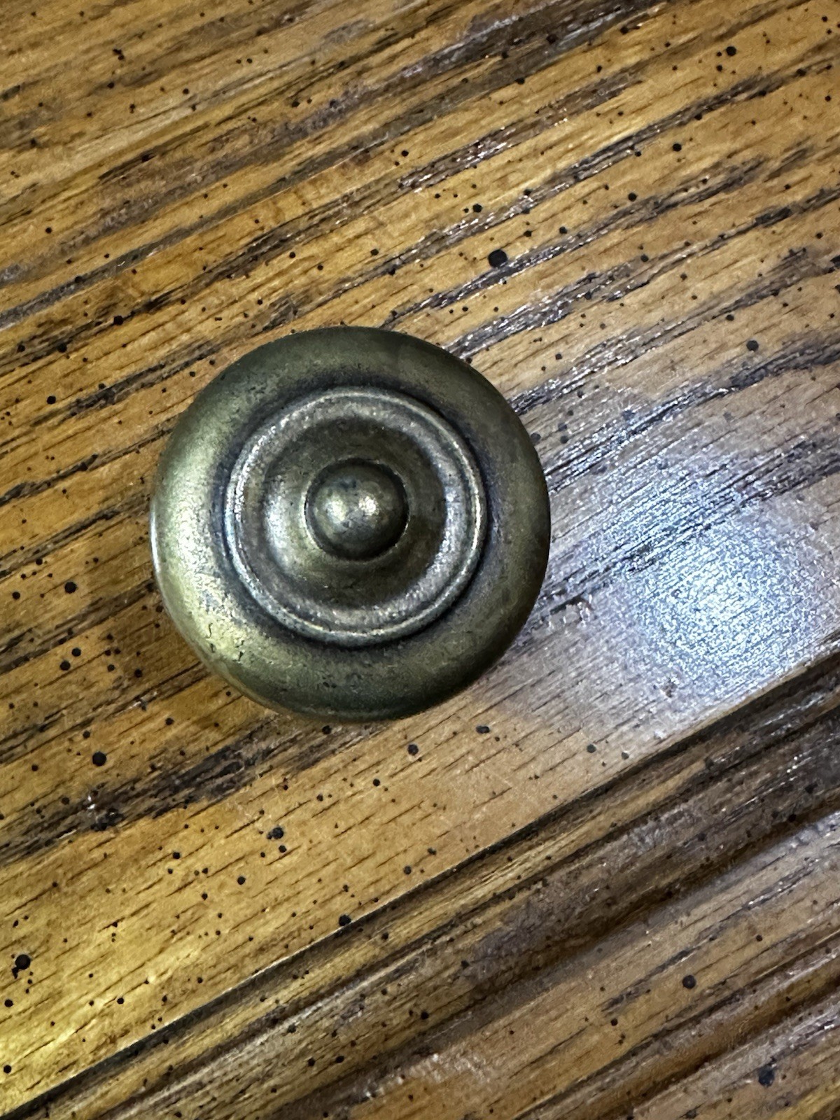 Vintage Brass Knobs Heavy Set of 6