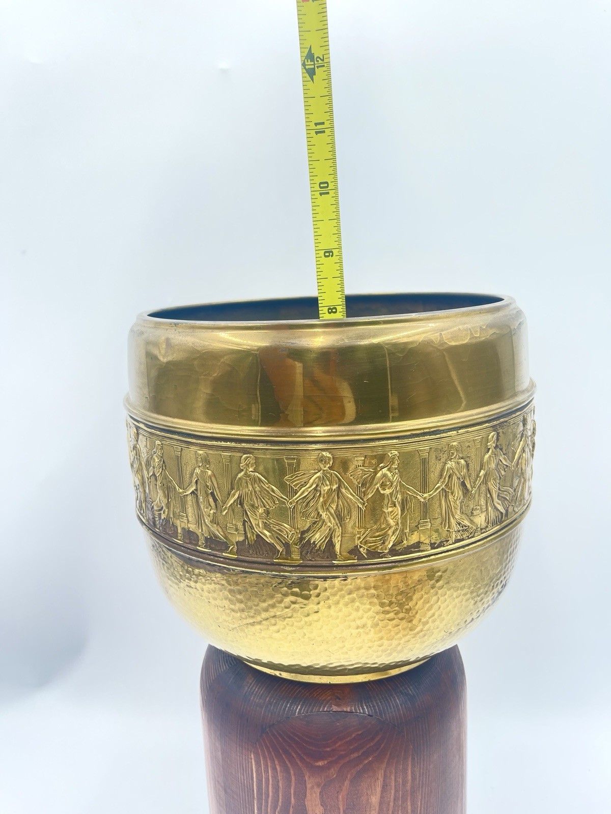 Vintage Brass Jardinière Planter Pot Vase Made In England
