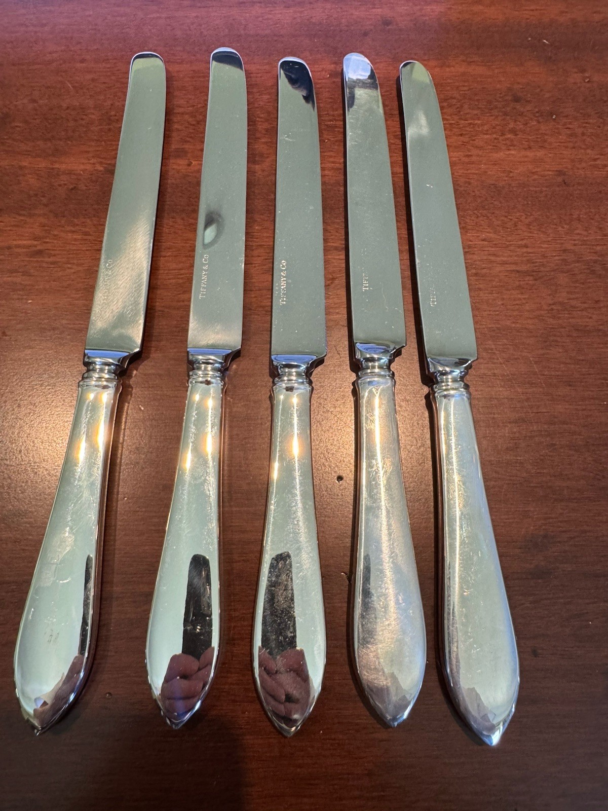 Tiffany & Co. Faneuil Sterling Silver 10 1/4″ Dinner Knifes