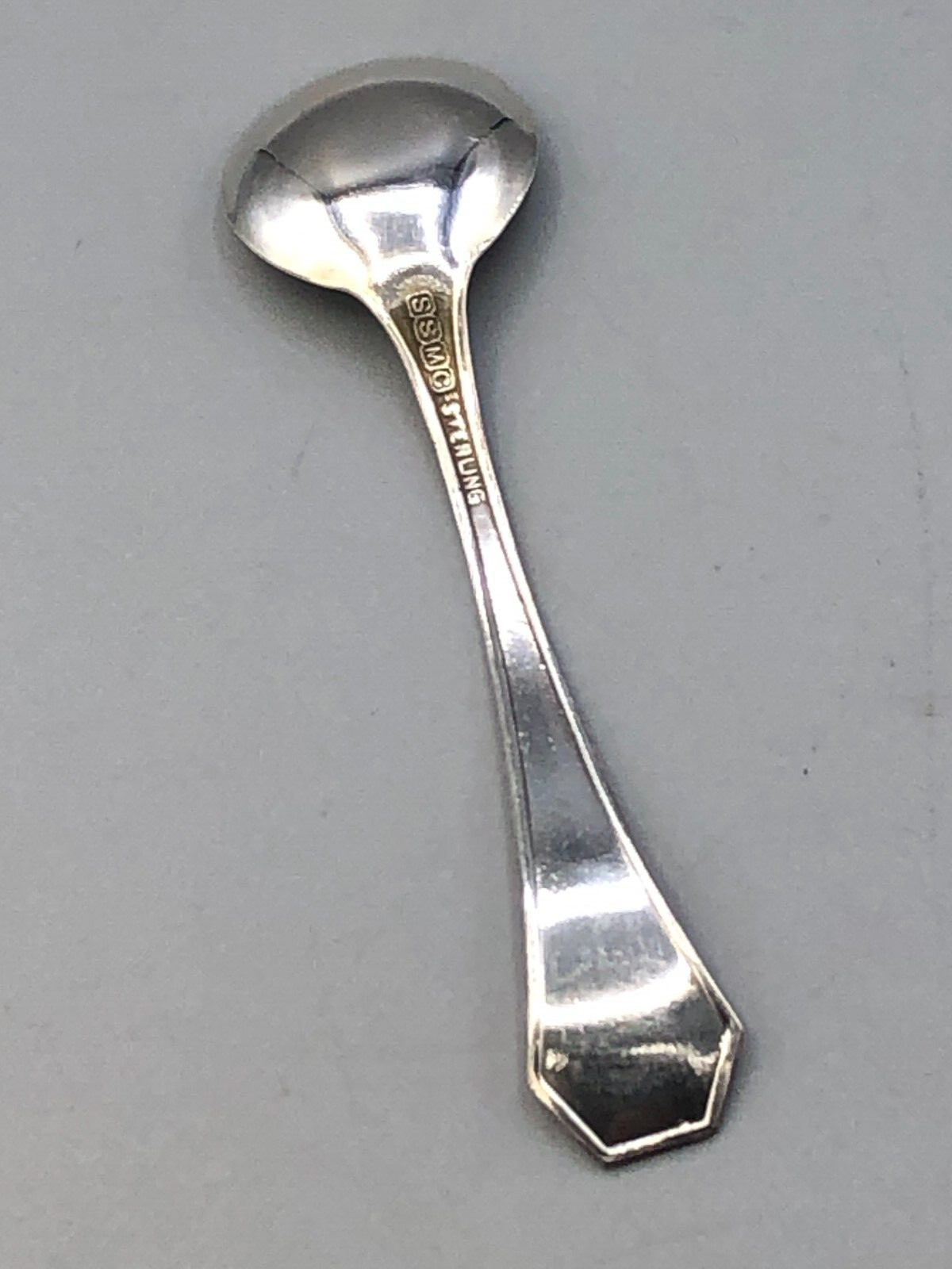 Simplicity by SSMC Sterling Silver individual Salt Spoon 2 5/8″