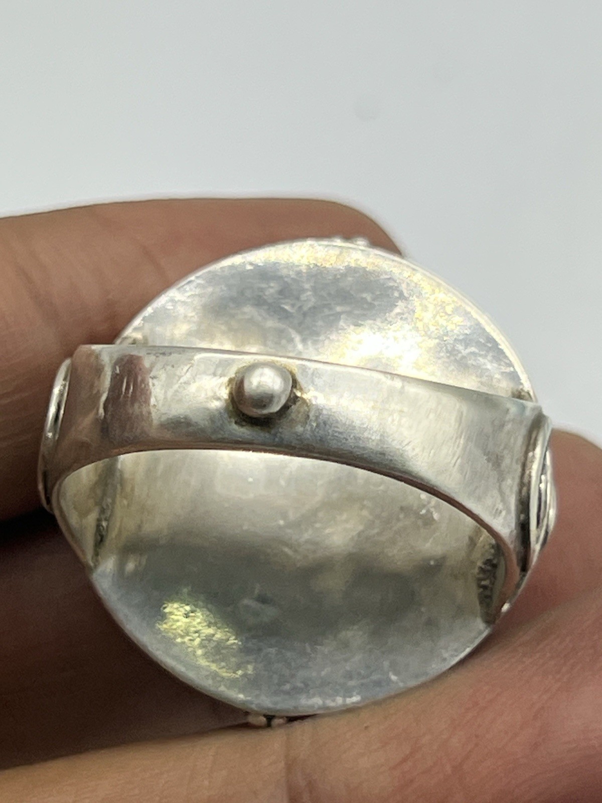 Ancient Sassanian Carnelian Seal Pegasus Intaglio Hand Made Silver Ring