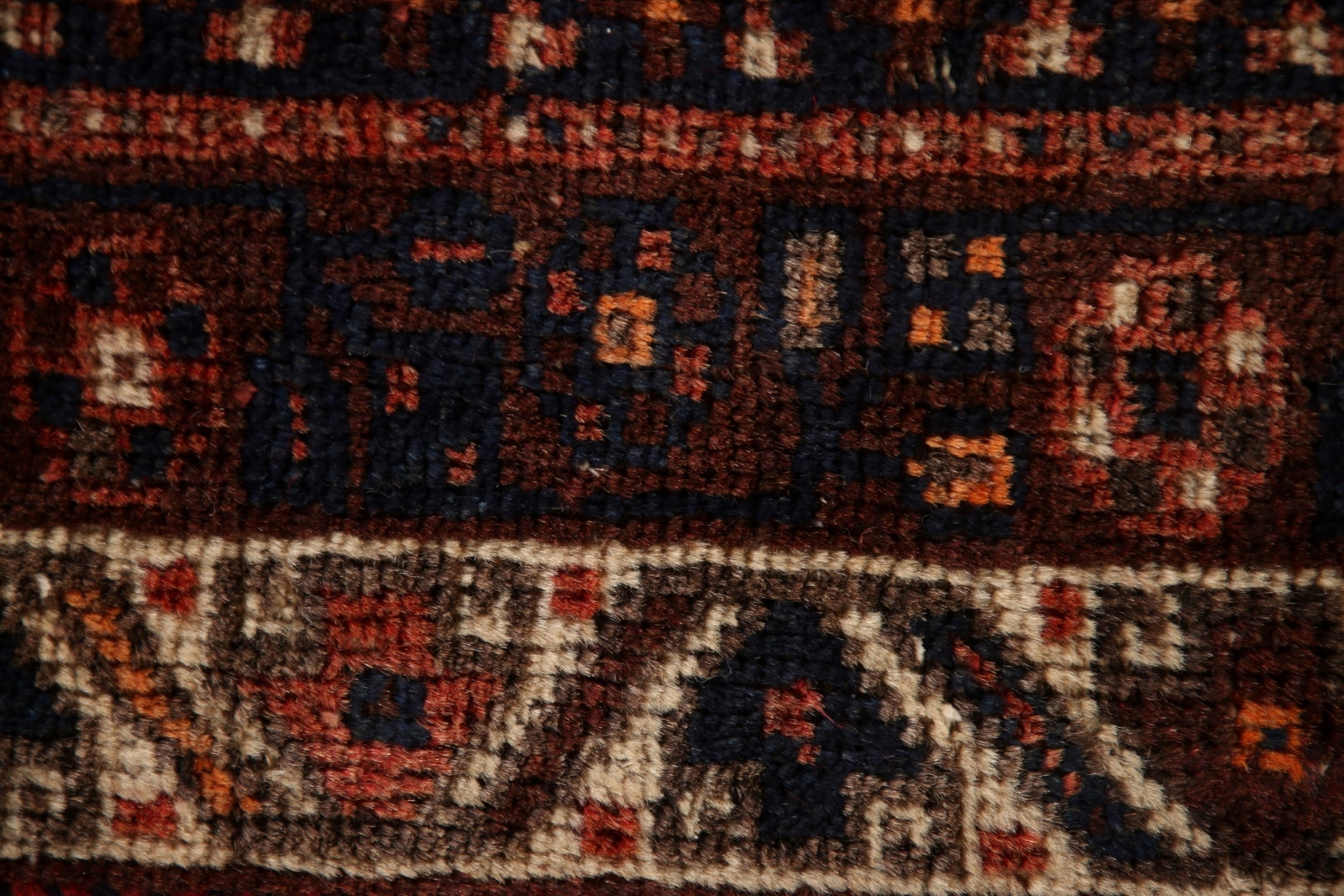 Antique Vegetable Dye Hand-knotted Traditional Tribal Area Rug Wool Carpet 6×9
