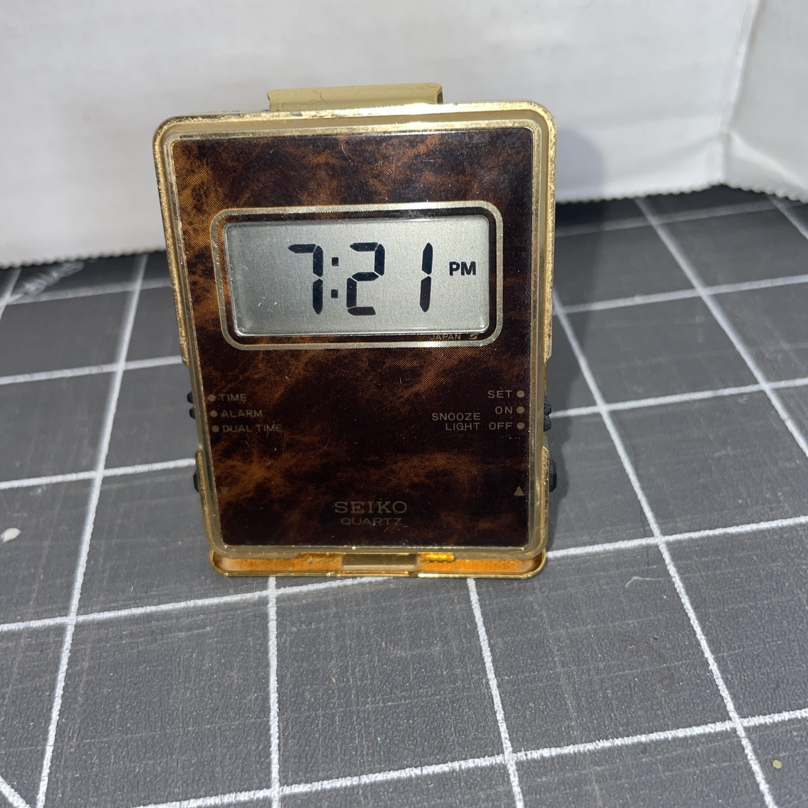 Seiko Quartz Digital Travel Alarm