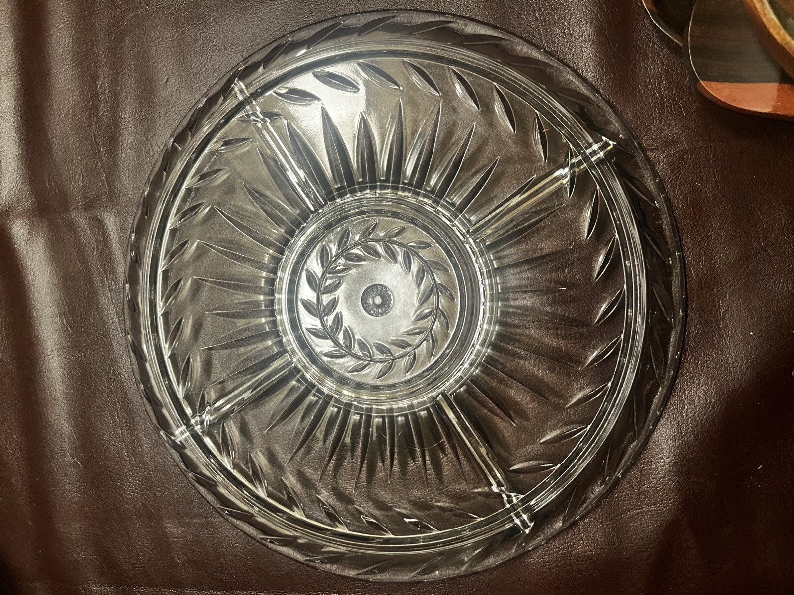 Wm. Rogers Vintage Silver Plate Mid-Century 1970 15” Spinning Lazy Susan Tray