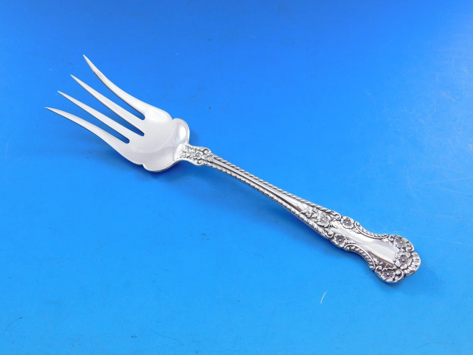 Cambridge by Gorham Sterling Silver Beef Fork Splayed Tines 5 5/8″ Serving