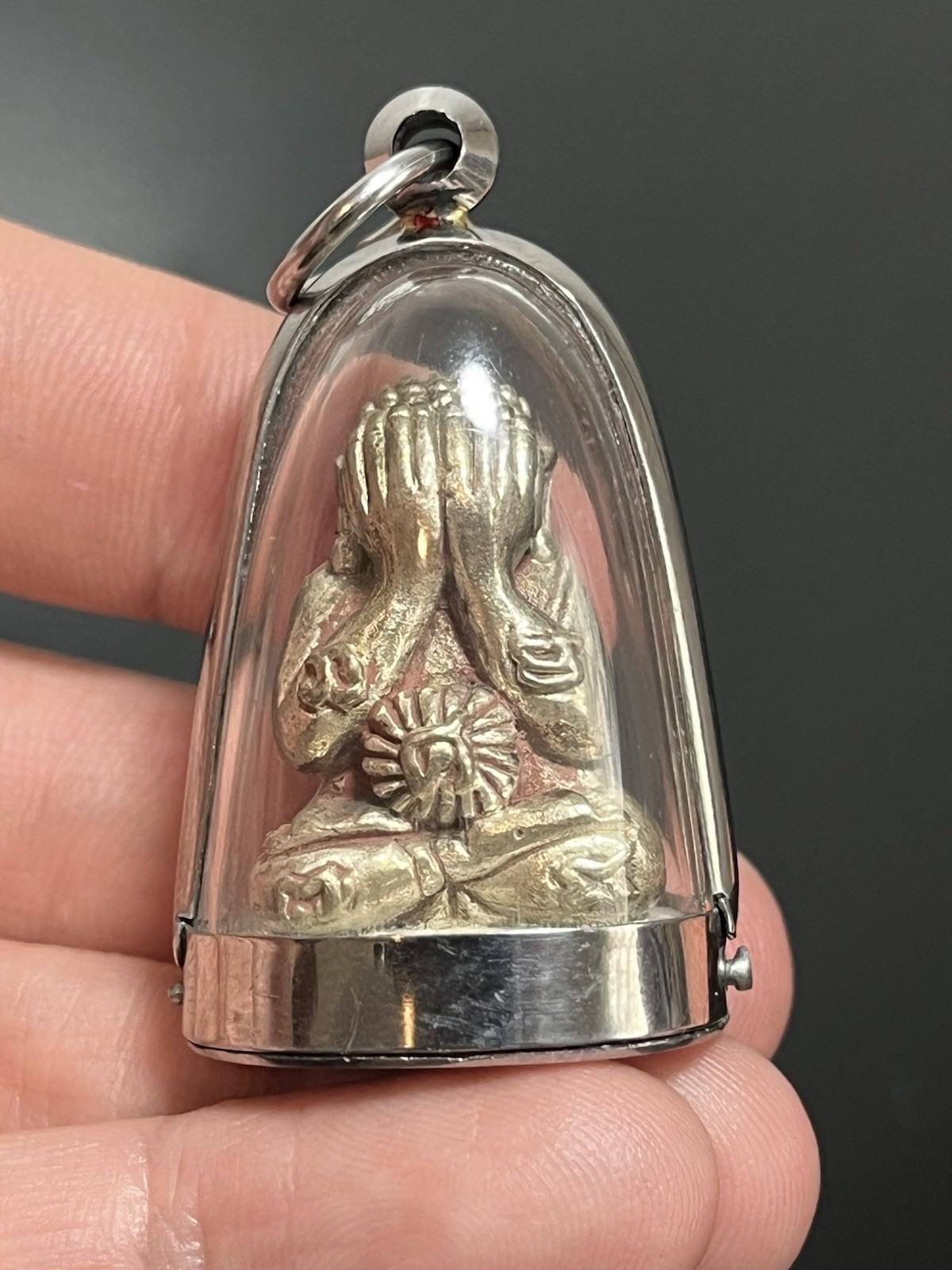 Phra Pidta Yant Amulet Charm Fetish Luck Talisman Protection