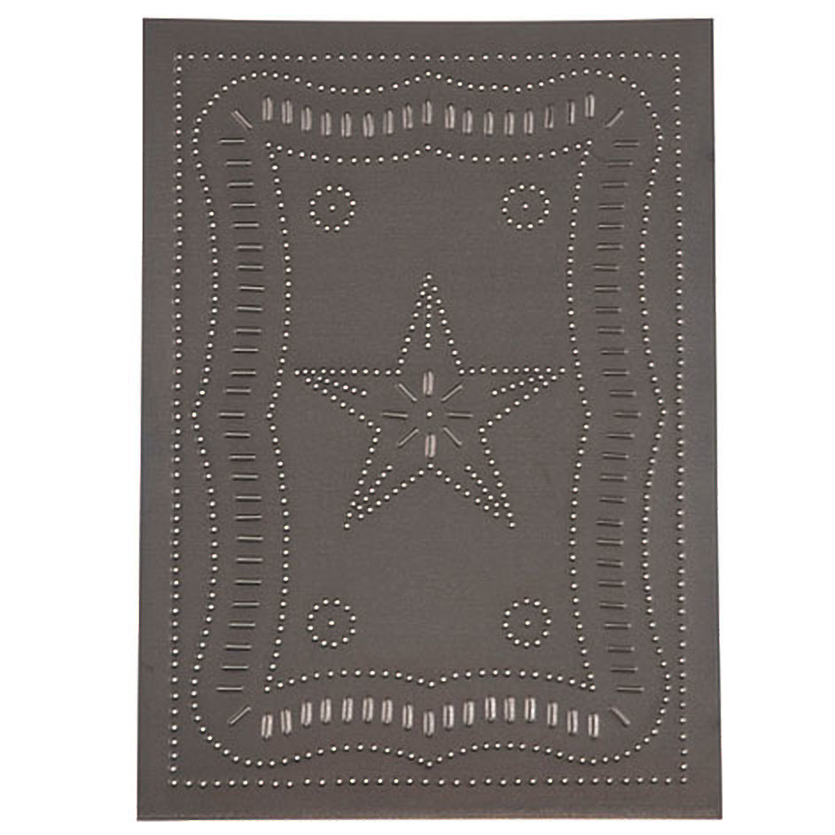 4 Federal Star Panels in Kettle Black Tin