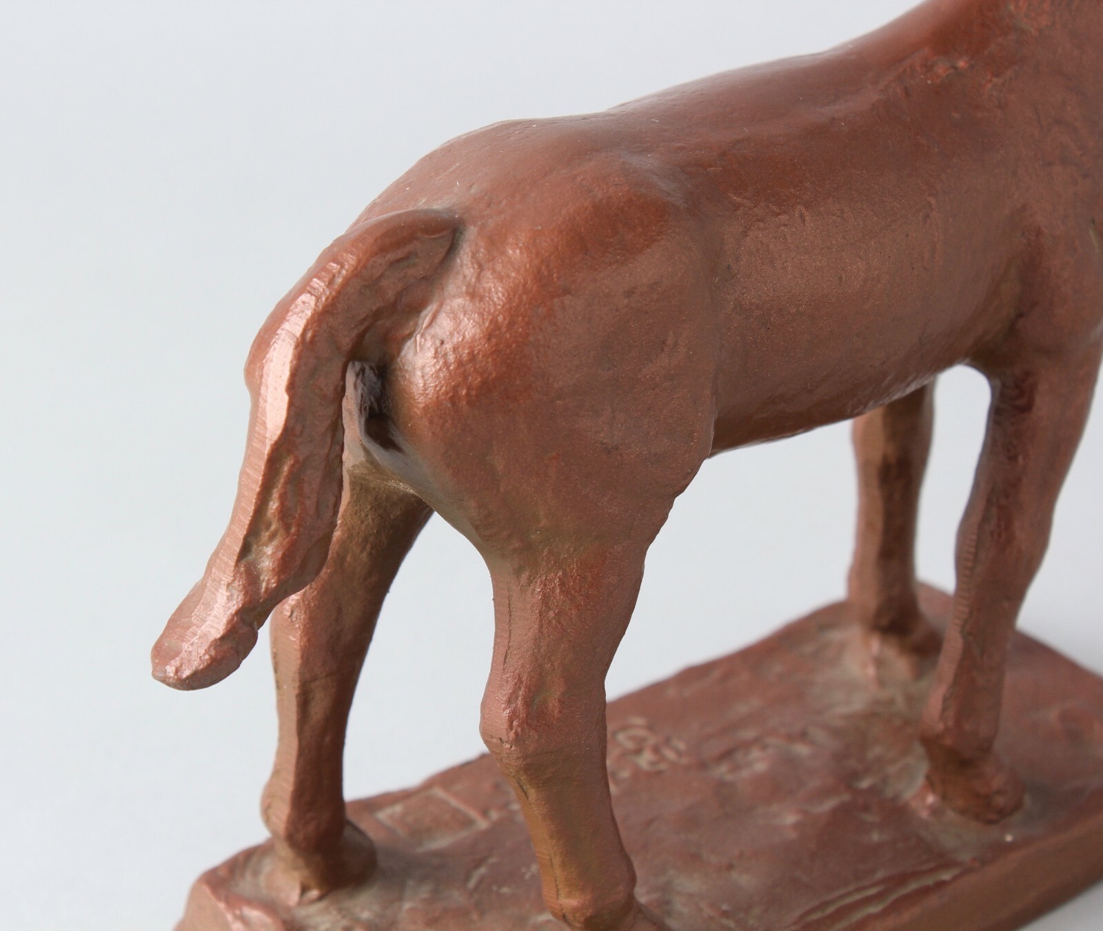 Horse iron sculpture object by a well known Japanese Metal artist FF3