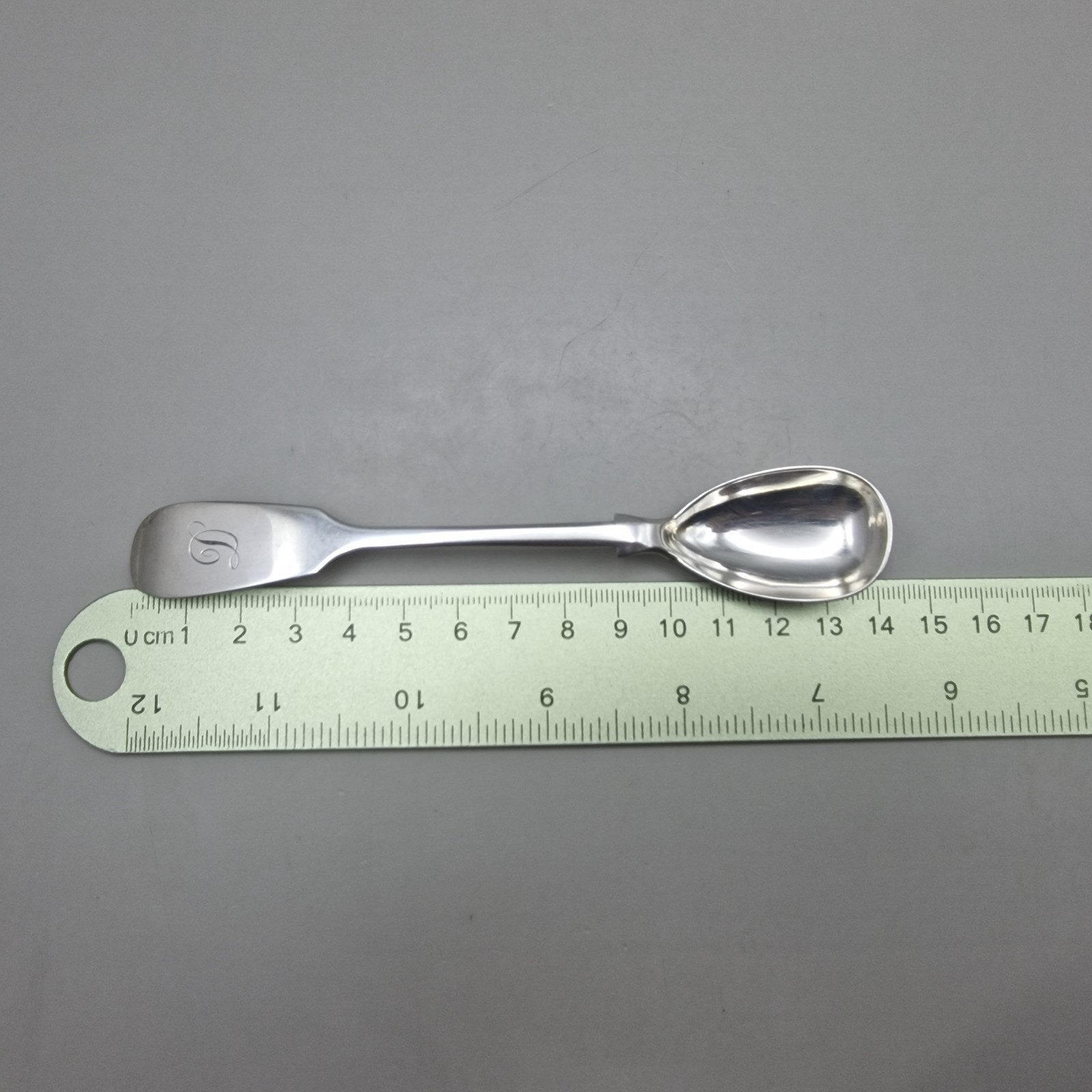 Sterling Silver Condiment Spoon by William Rawlings Sobey Exeter 1848