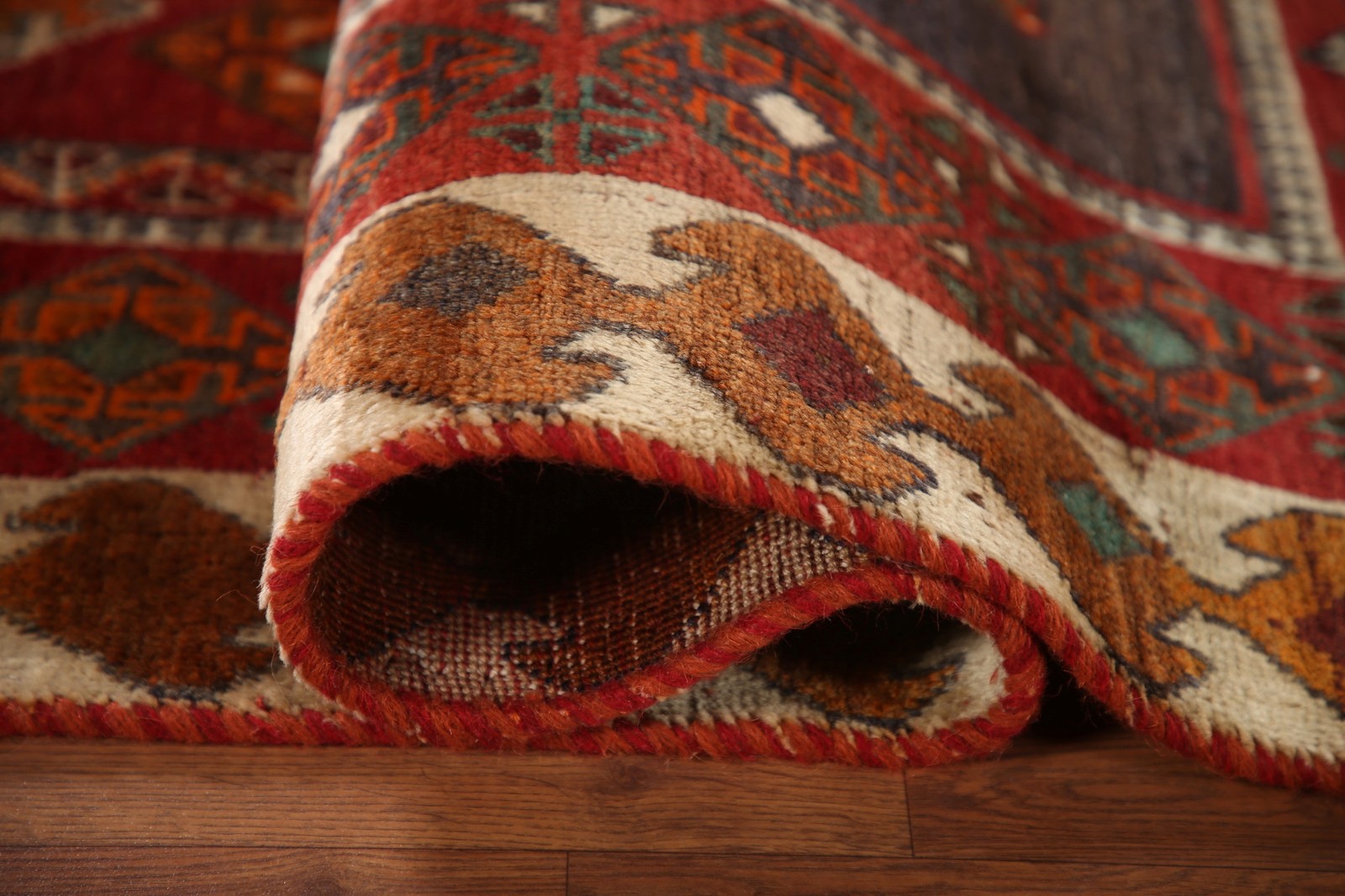Vintage Home Decor Area Rug Wool Hand-knotted Tribal Traditional Carpet 5×8