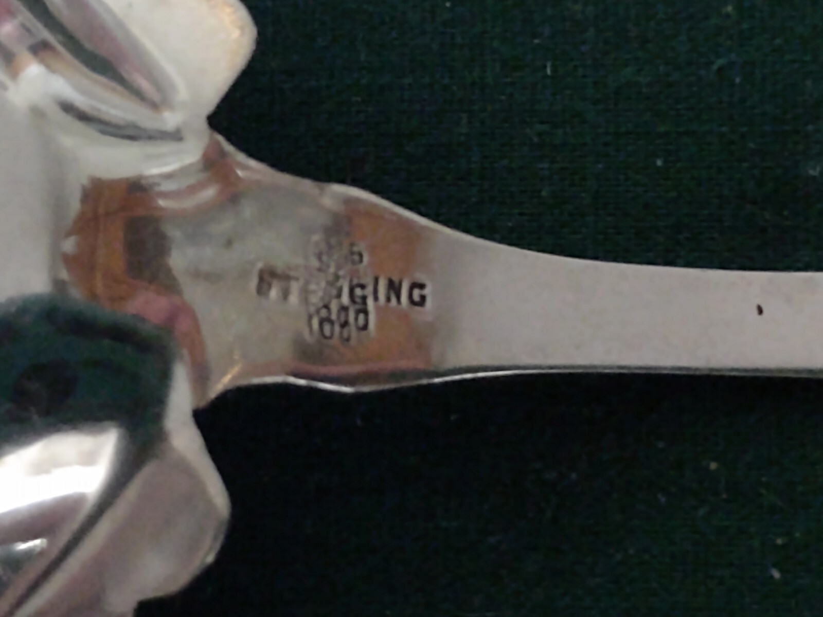 Fessenden Sterling “FES22″ Preserve Spoon – Brite Cut 7 1/2” NO Mono
