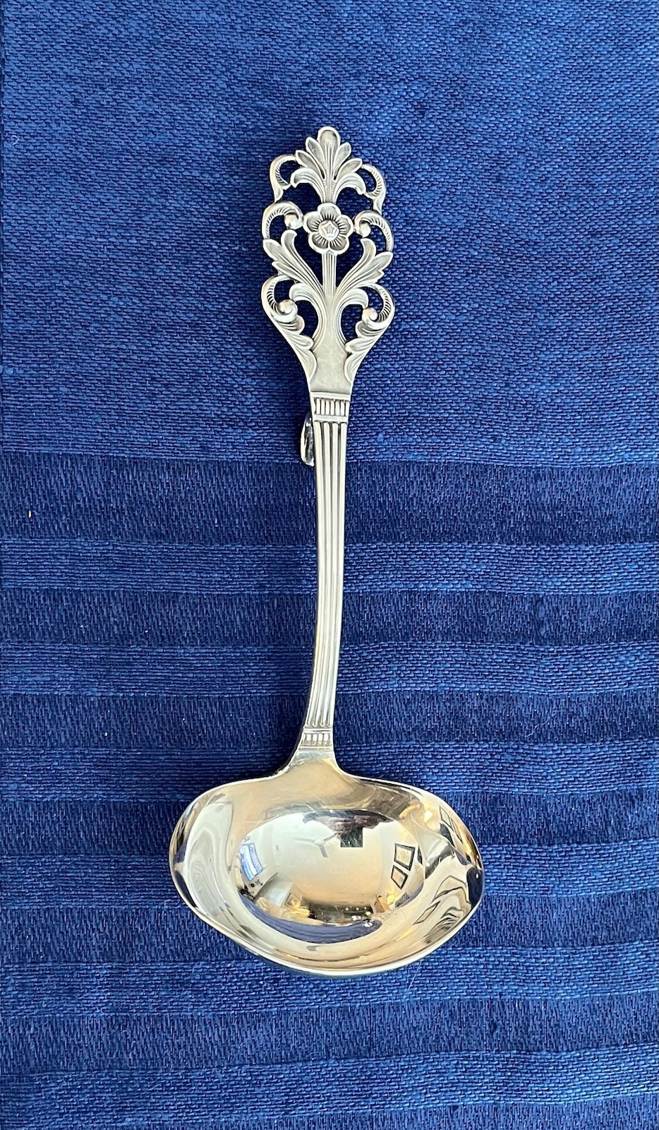 VIKING ROSE Ladle by Th. Marthinsen Norway .830 Silver 5 Inch