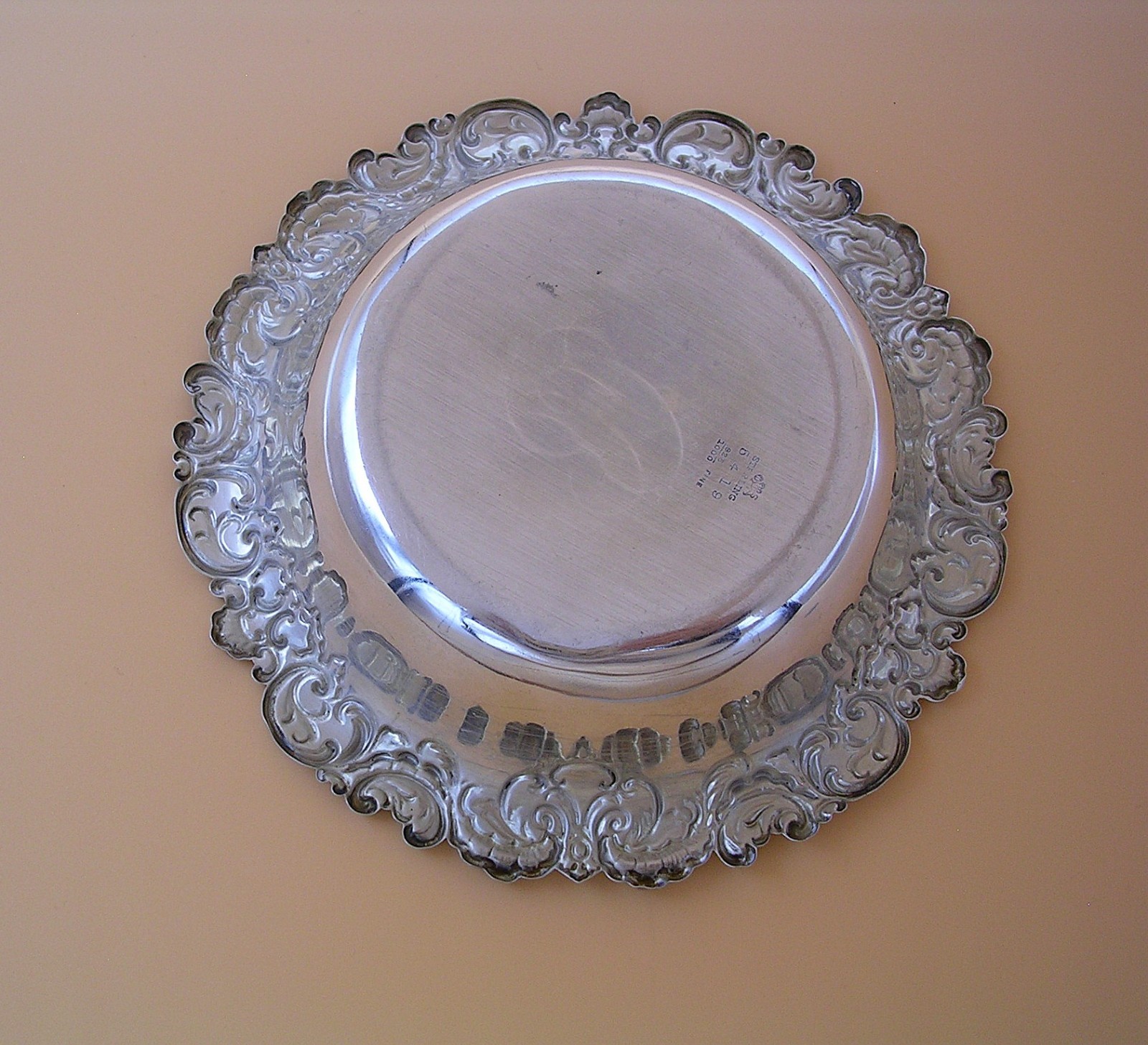 Pompadour by Whiting Sterling Silver Candy/Berry Bowl #5419-c.1895