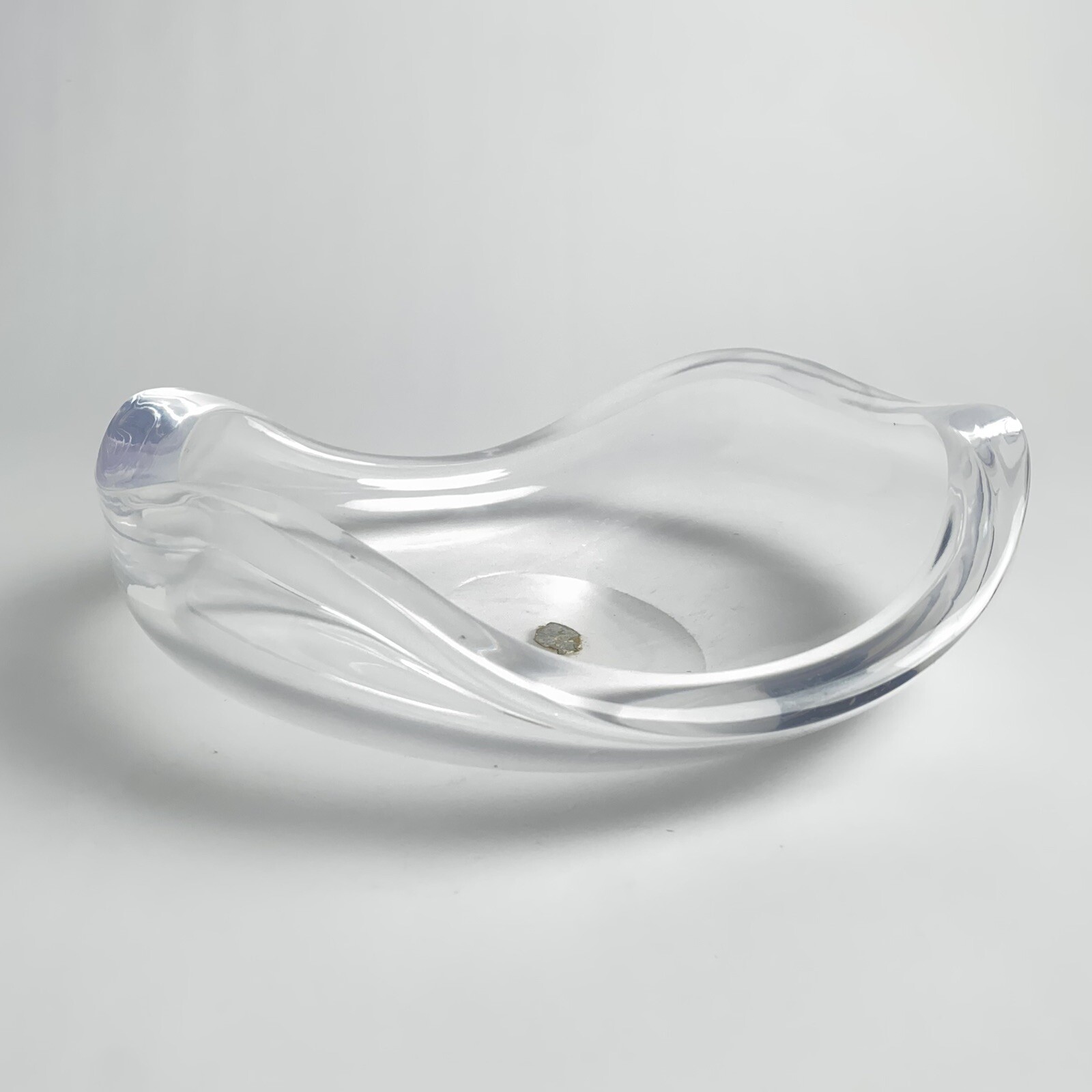 Ritts Astrolite Lucite Acrylic Clear Bowl Mid Century Modern Vintage 11.5”