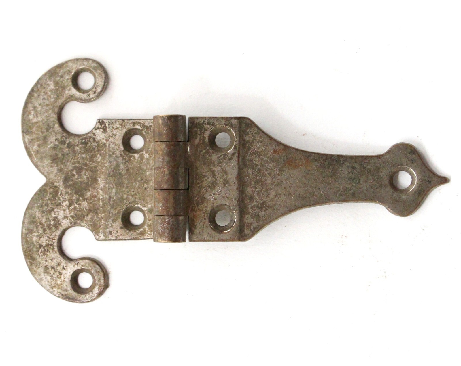 Antique Nickel Plated Brass Ice Box Hinge