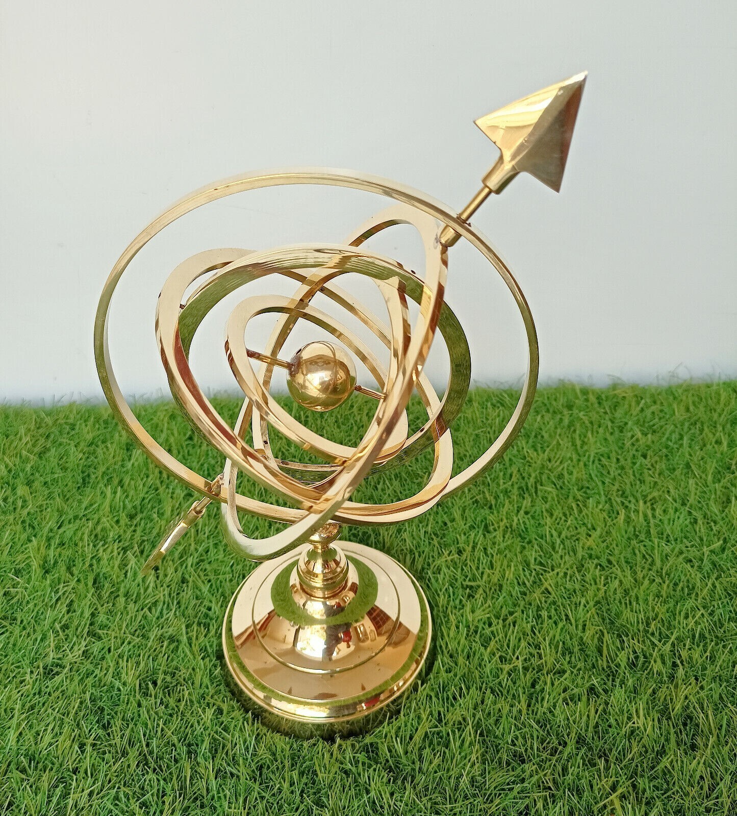 Beautiful Golden Shiny Brass Finish Armillary Astrology Collectible Desk Decor