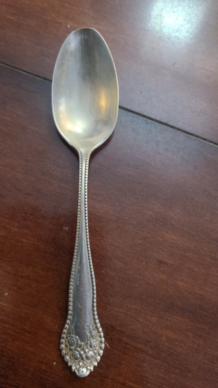 Antique 1897 Gorham “Lancaster” Sterling Silver Teaspoon, Heavy Weight “H” Mark,